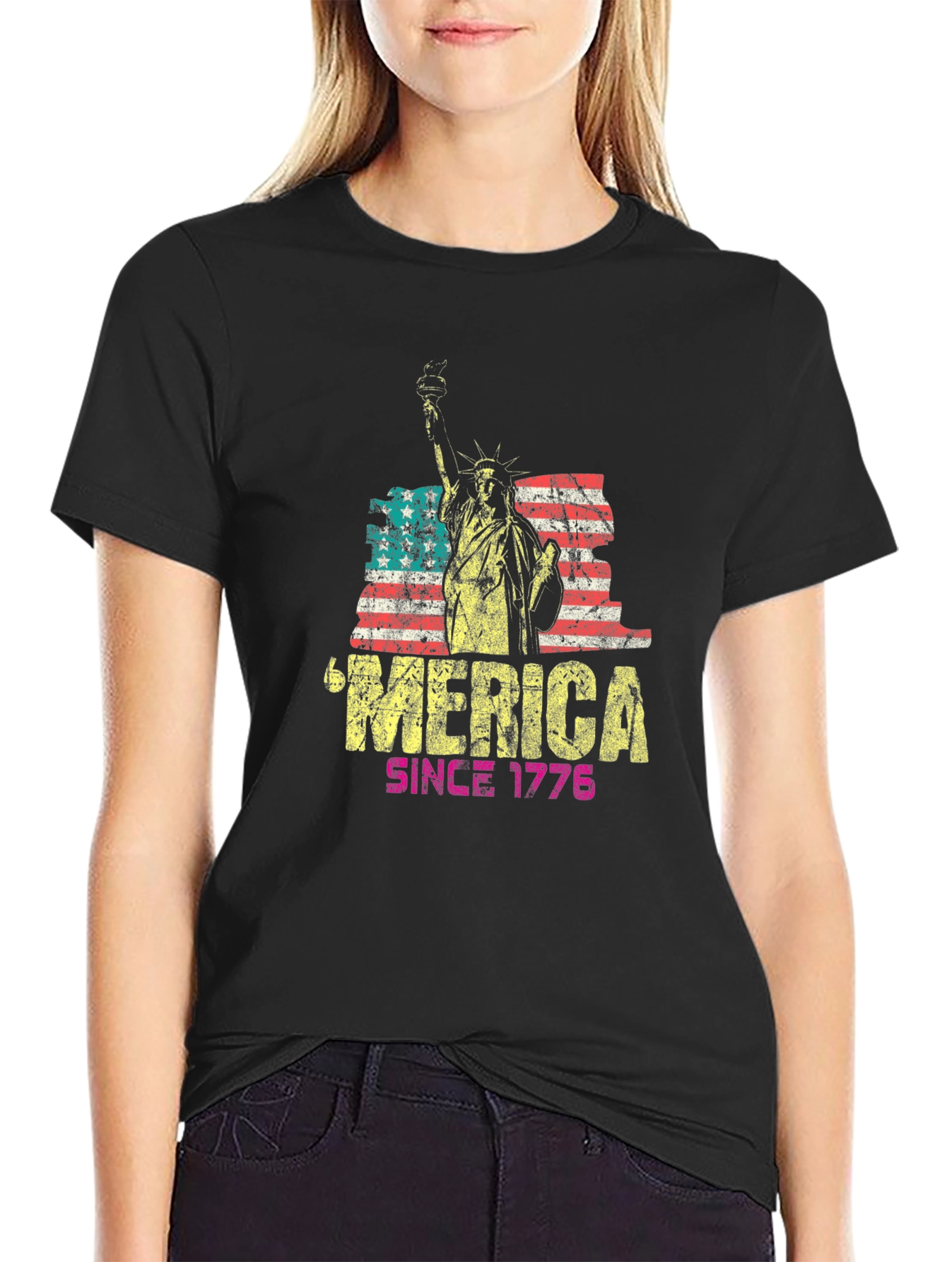 Americana T-Shirt - Statue of Liberty Since 1776
