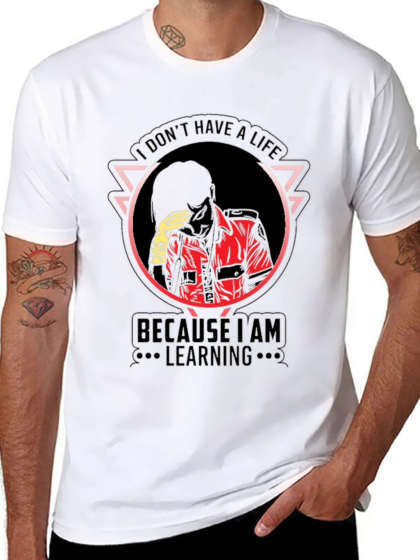 I Dont Have a Life Black T-Shirt