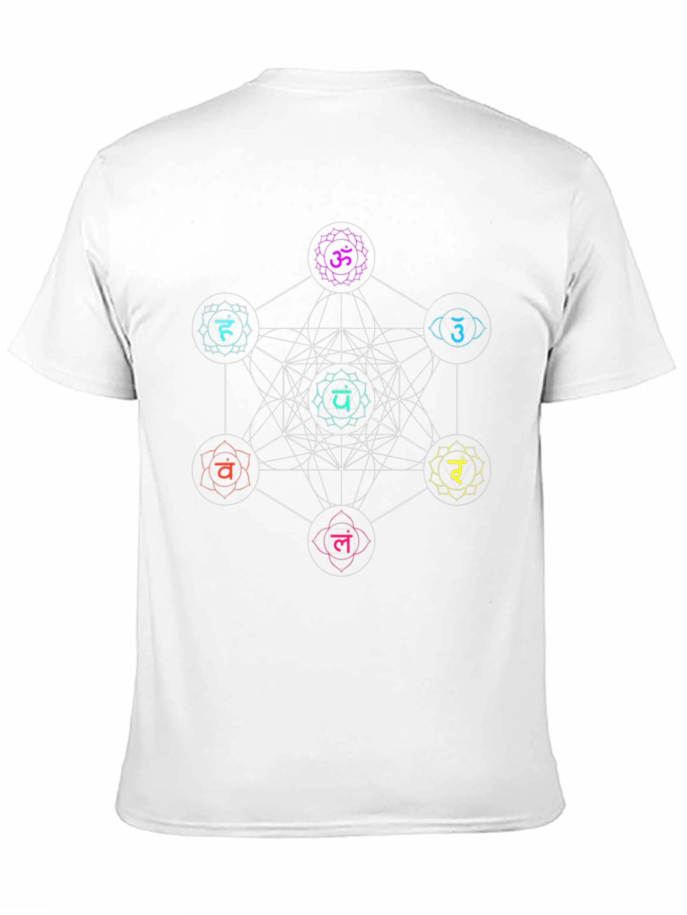 Chakra Symbol T-Shirt - Spiritual Design