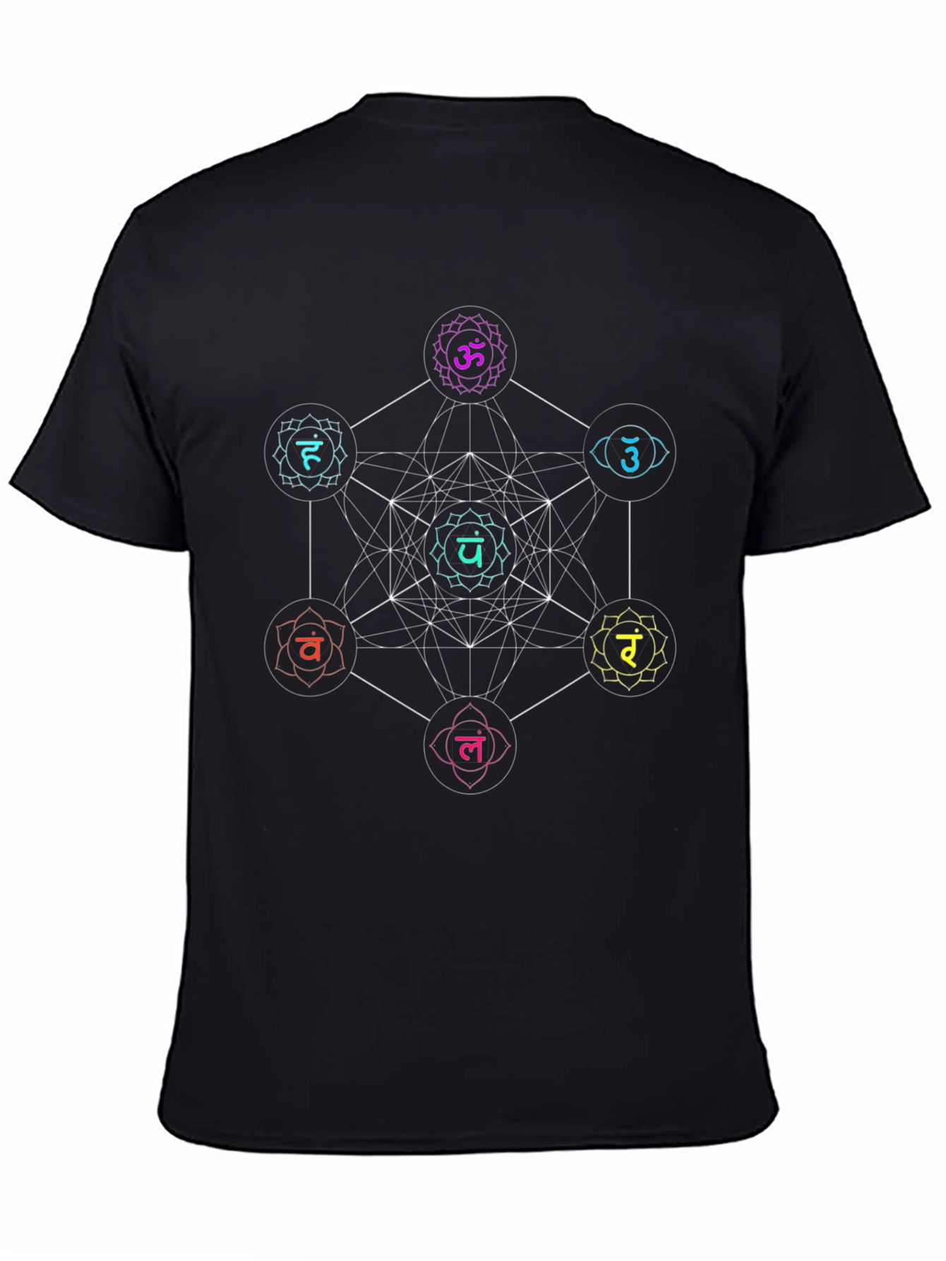 Chakra Symbol T-Shirt - Spiritual Design