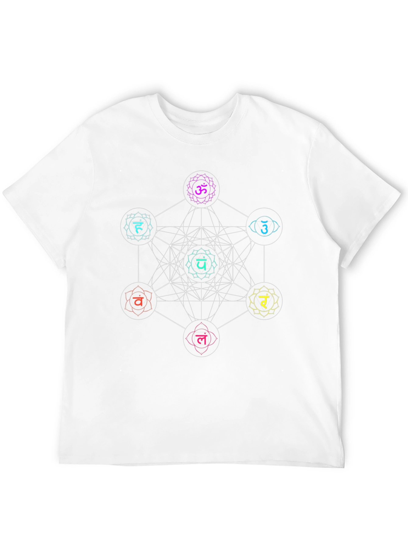 Chakra Symbol T-Shirt - Spiritual Design