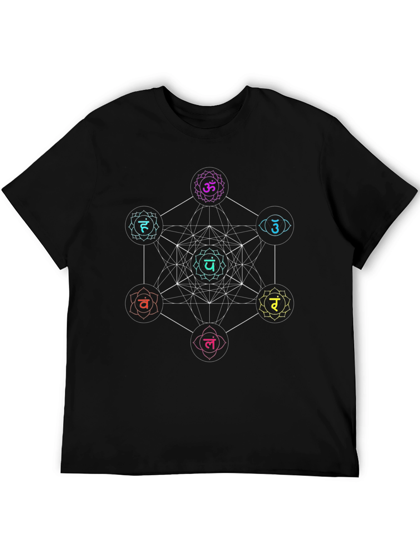 Chakra Symbol T-Shirt - Spiritual Design