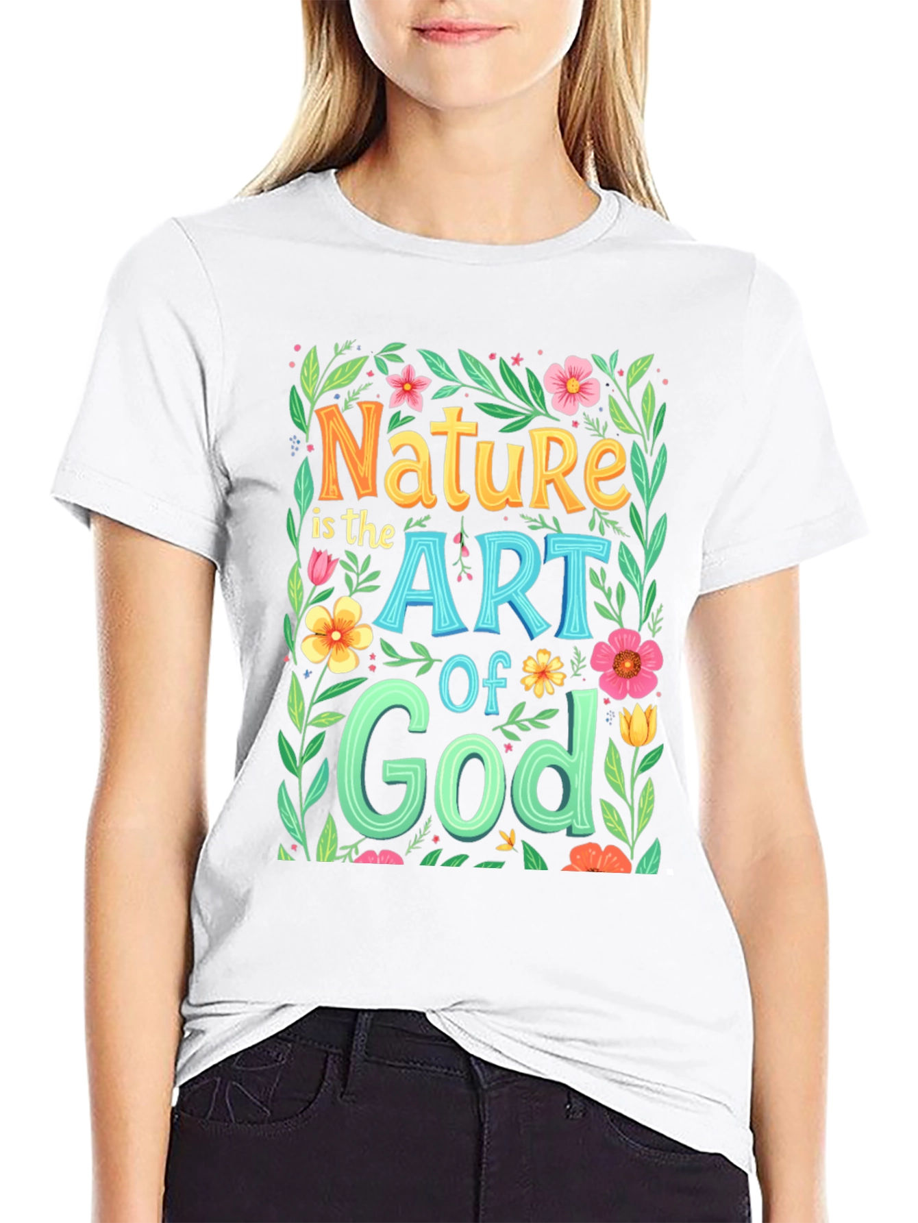 Nature is the Art of God Graphic T-Shirt