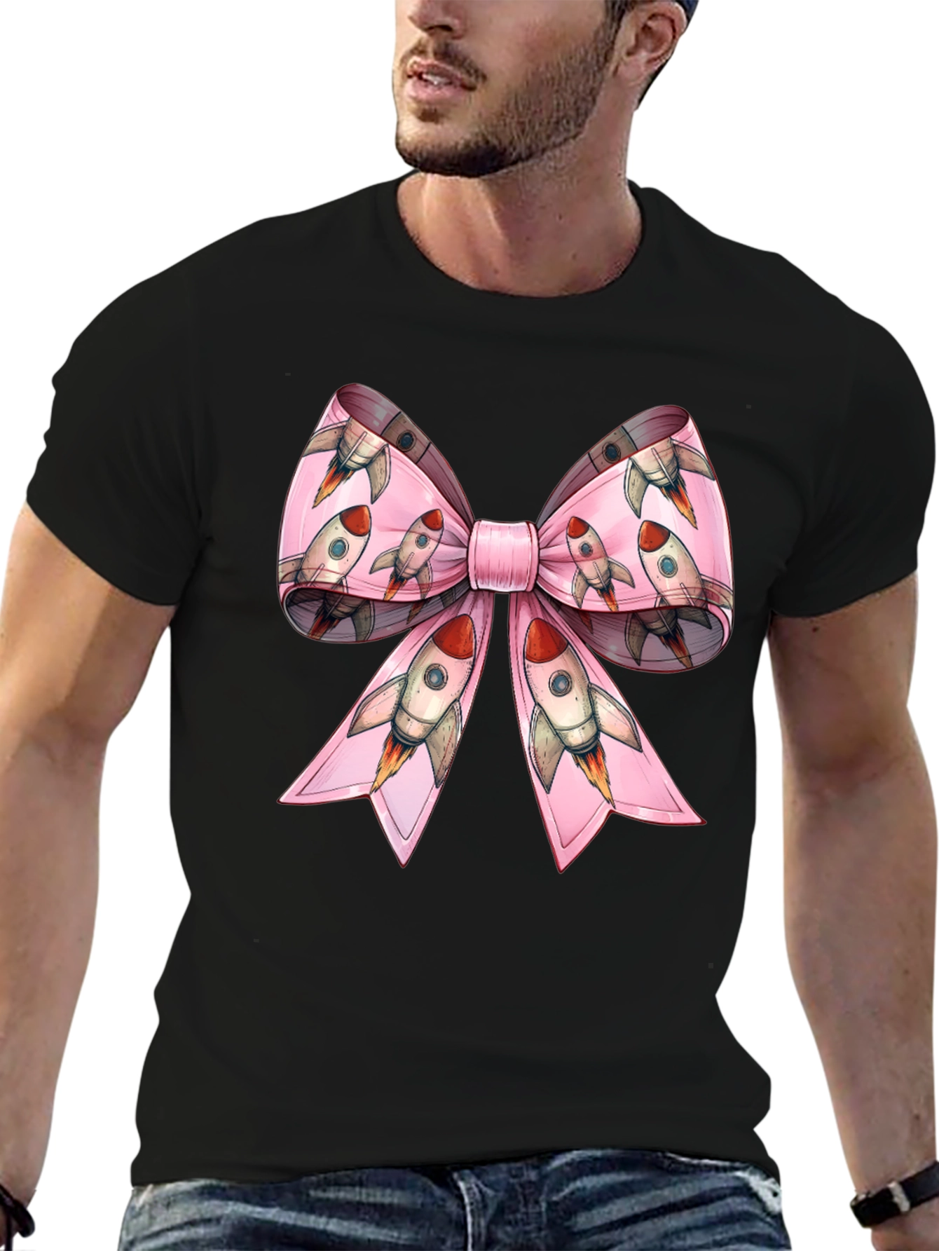 Rocket Bow T-Shirt - Blast Off in Style!