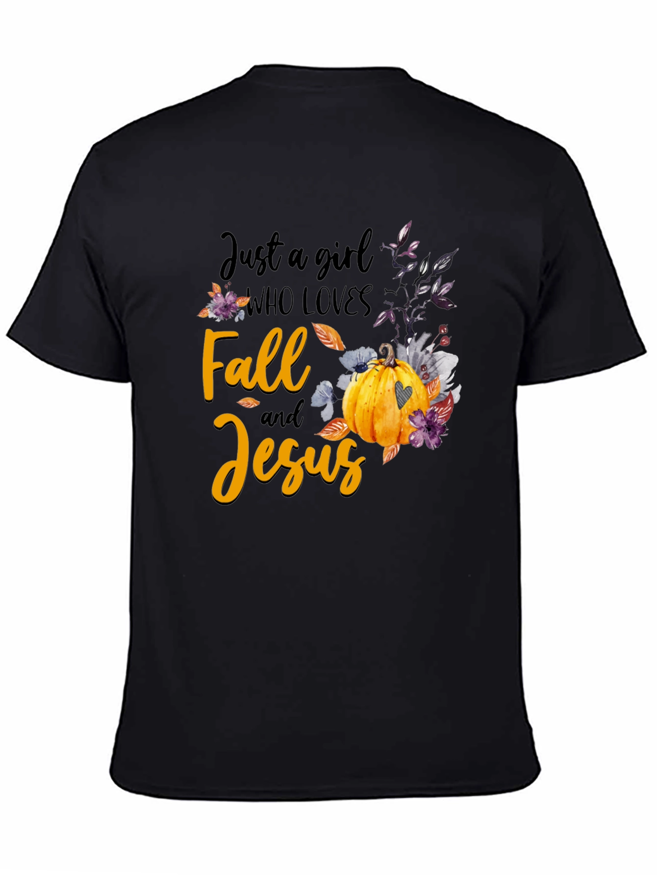 Fall & Jesus T-Shirt | Autumn Womens Tee