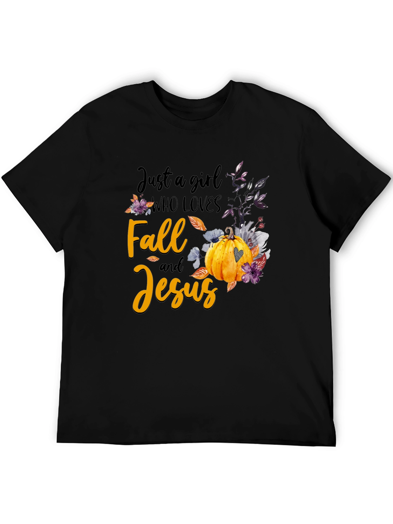 Fall & Jesus T-Shirt | Autumn Womens Tee