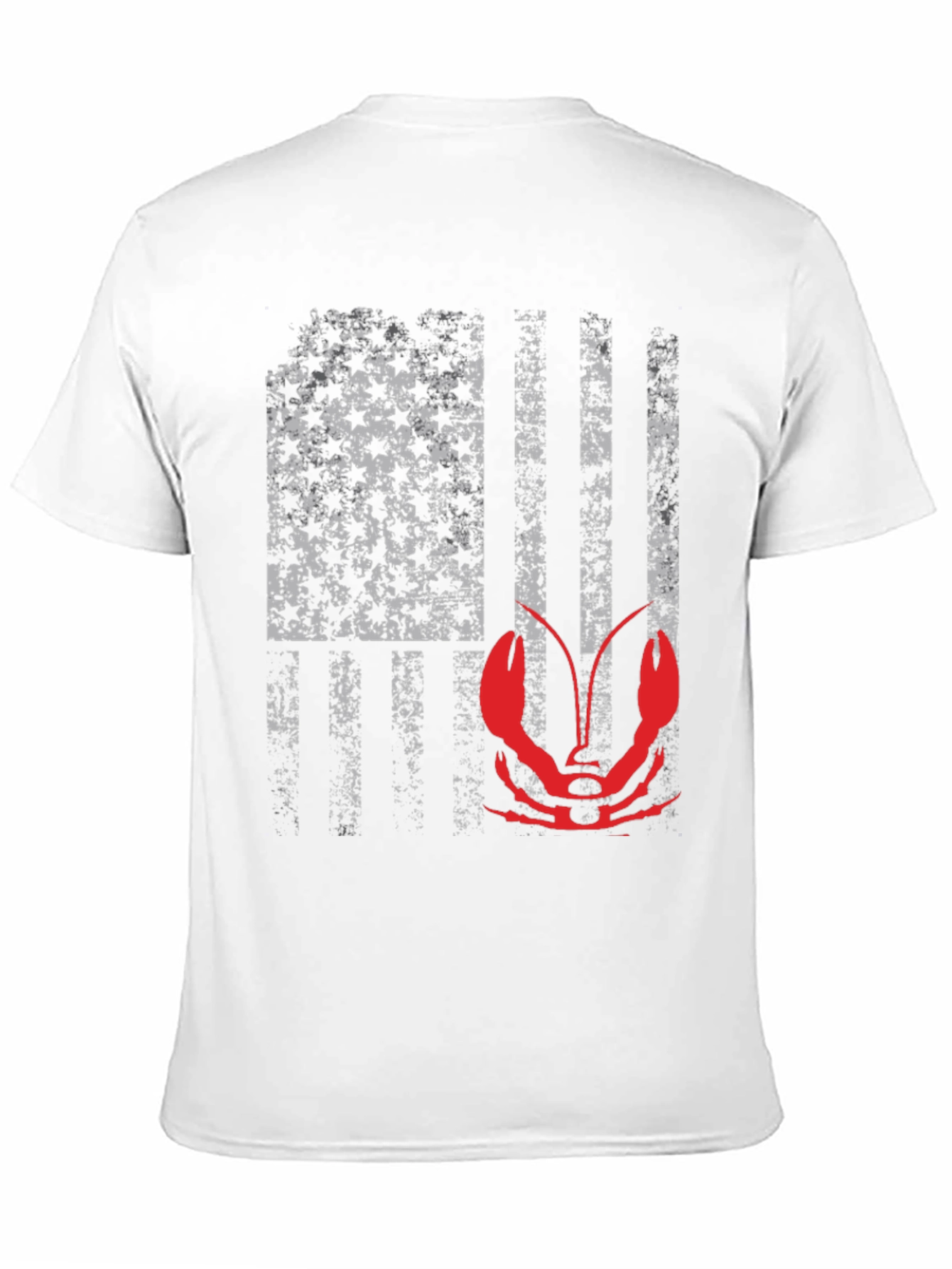 Crawfish American Flag Graphic Tee