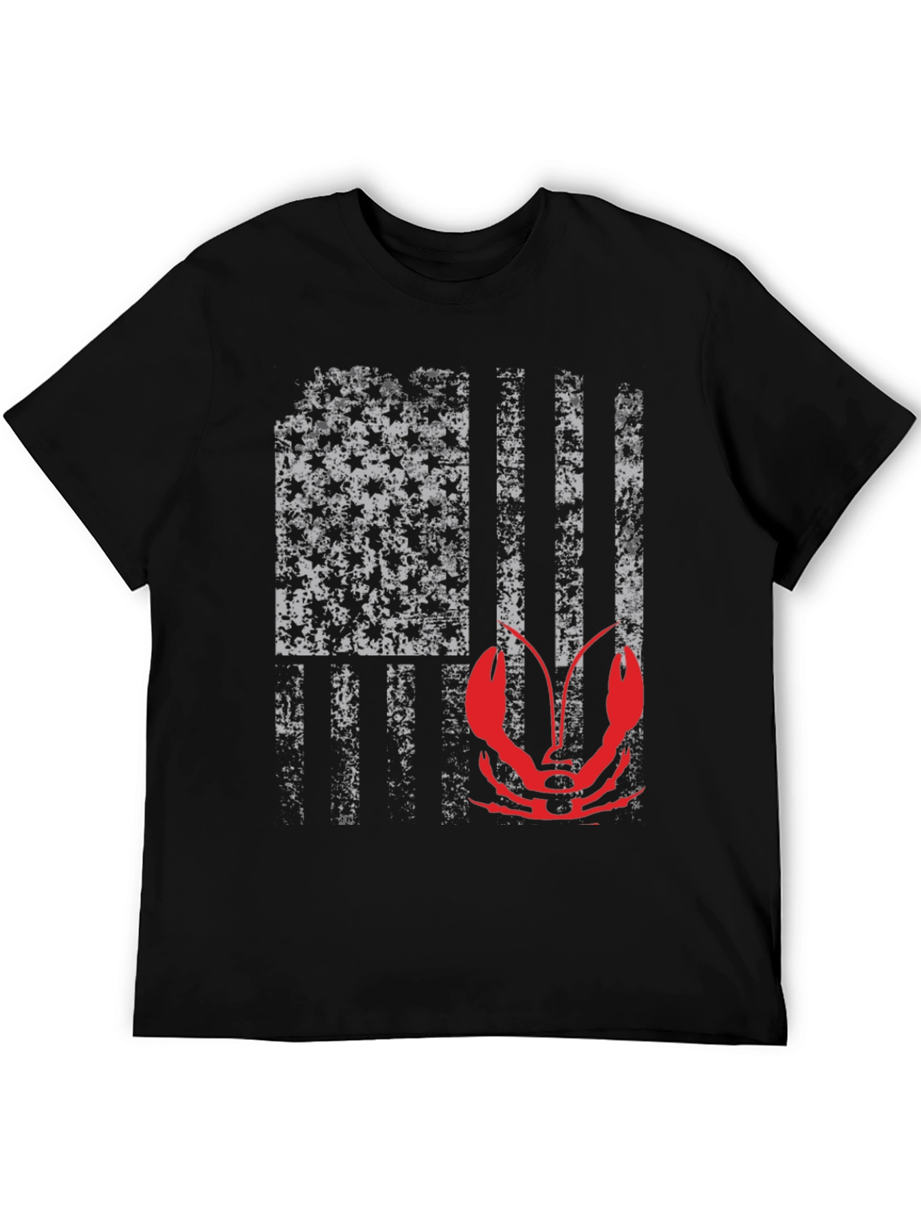Crawfish American Flag Graphic Tee