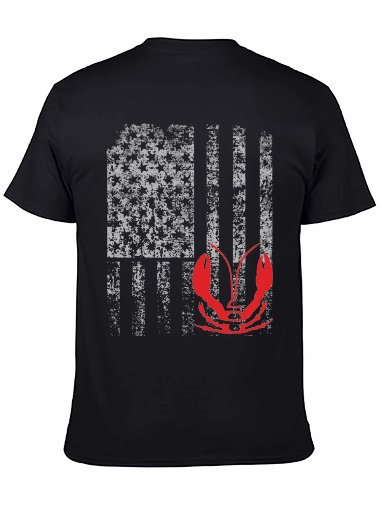 Crawfish American Flag Graphic Tee