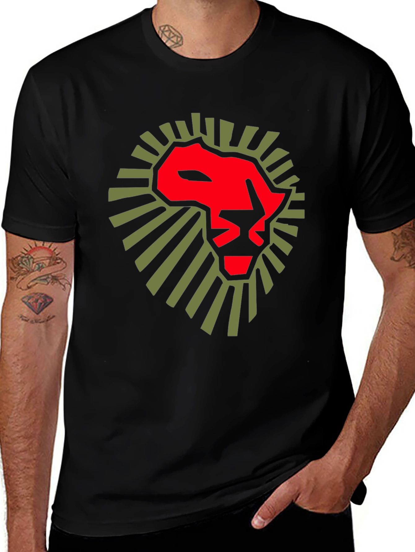 Bold Africa Graphic Tee - Stylish Black T-Shirt