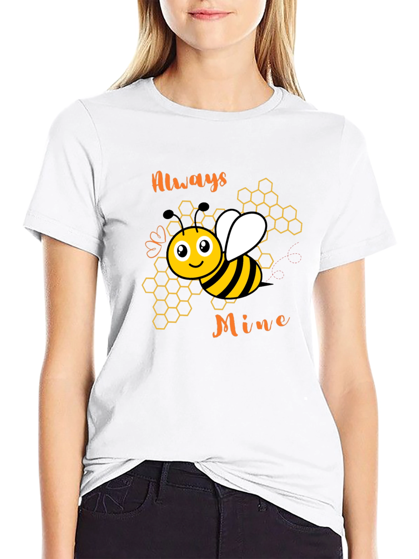 Always Bee Mine T-Shirt - Cute Honeybee Design