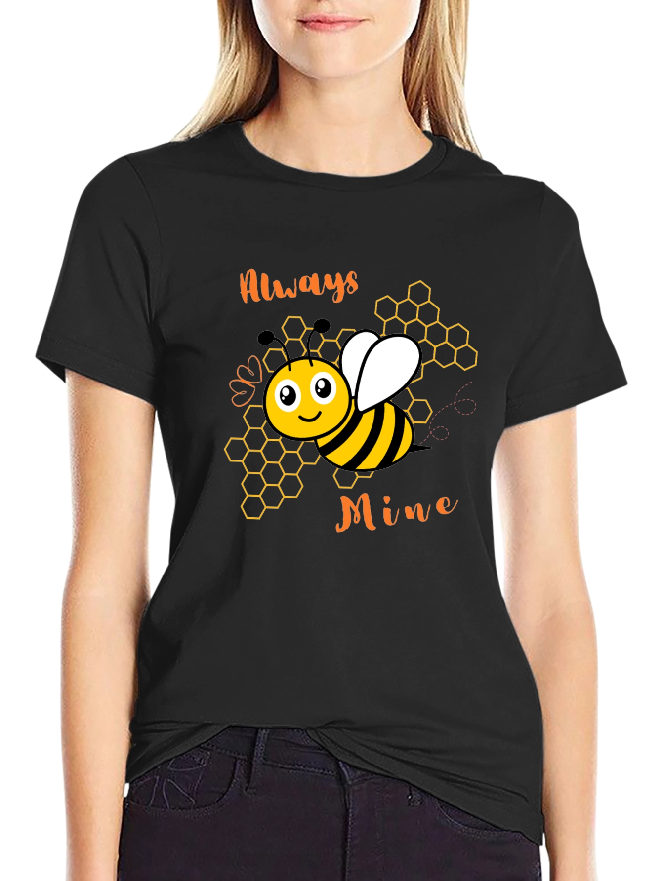 Always Bee Mine T-Shirt - Cute Honeybee Design