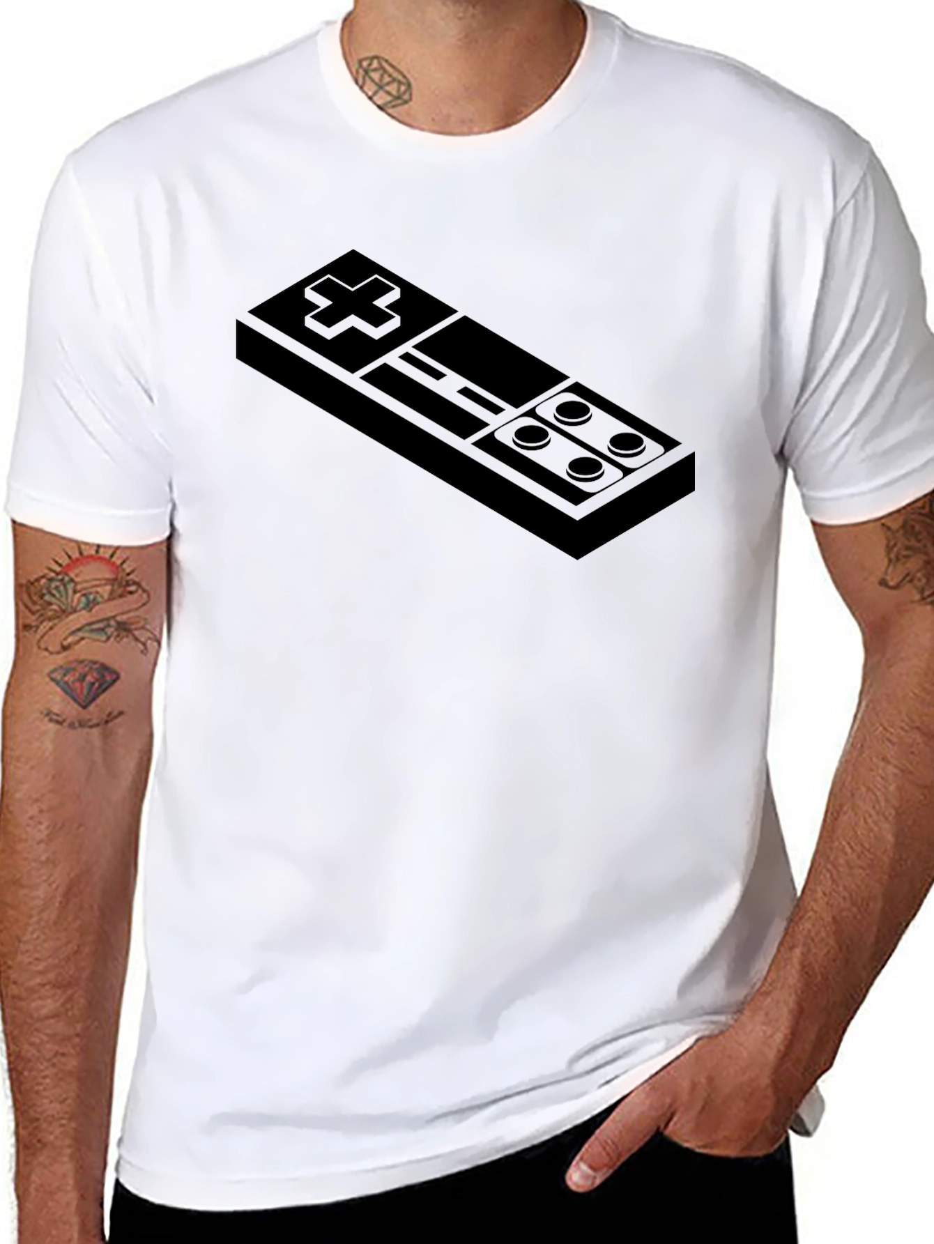 Retro Game Controller T-Shirt - Gamer Style