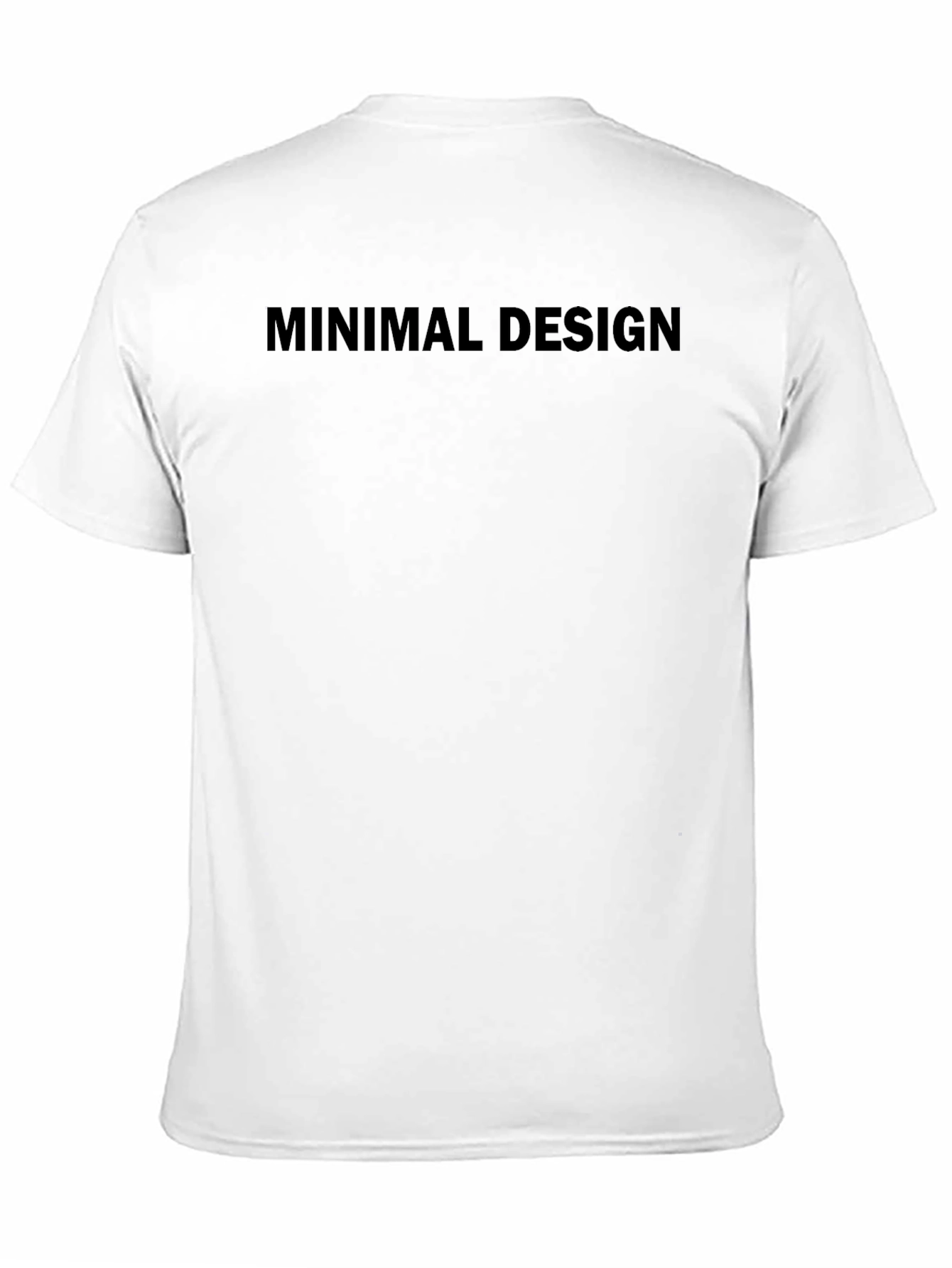 Minimal Design Black T-Shirt
