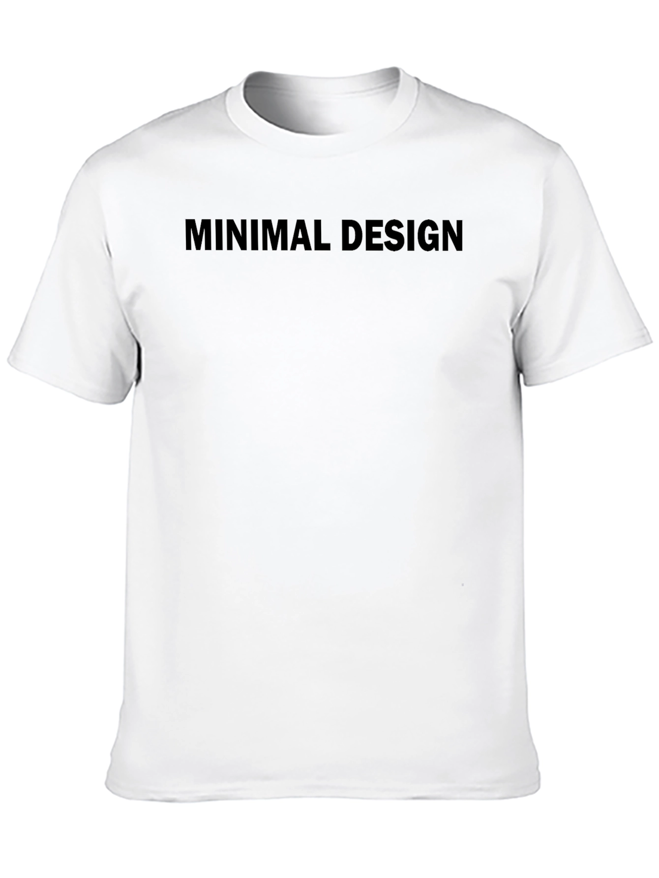 Minimal Design Black T-Shirt