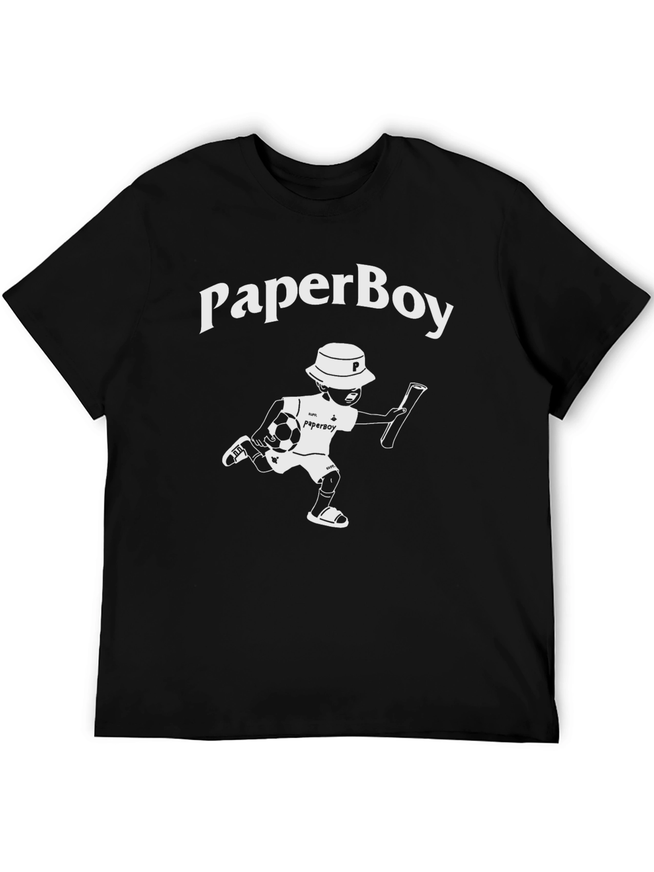 Paperboy Soccer T-Shirt - Unique Graphic Tee