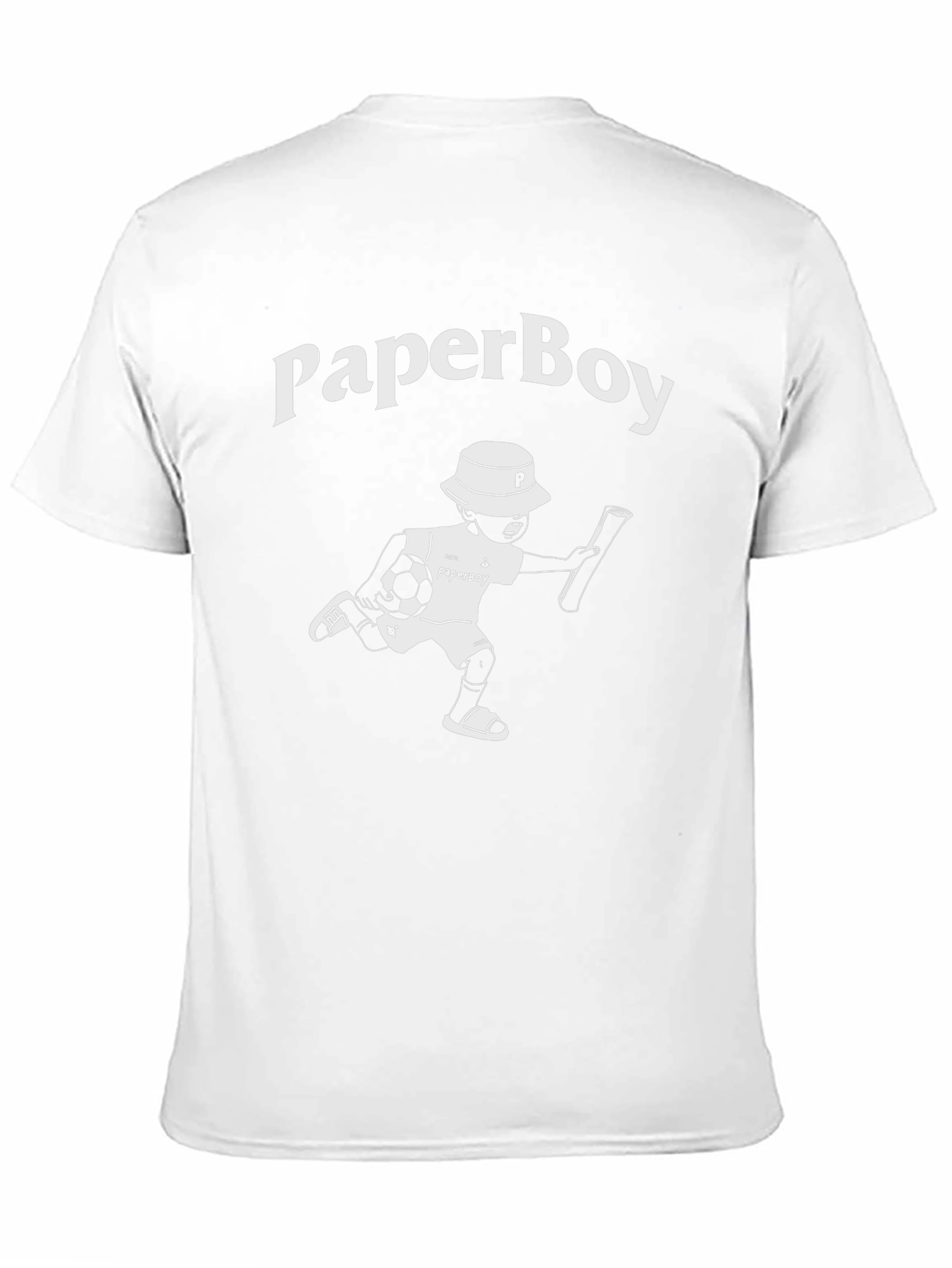 Paperboy Soccer T-Shirt - Unique Graphic Tee