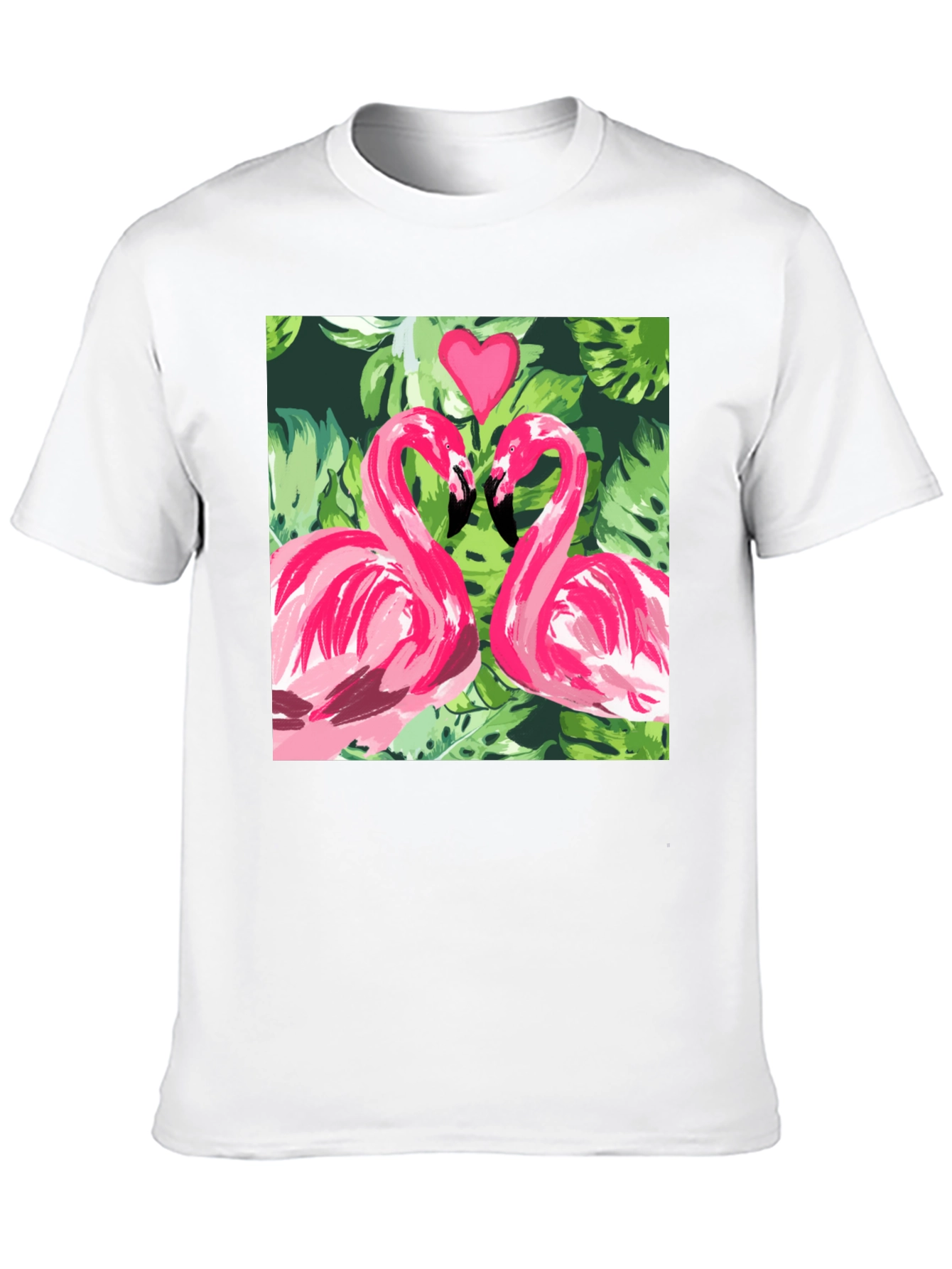 Flamingo Love Tee - Tropical T-Shirt