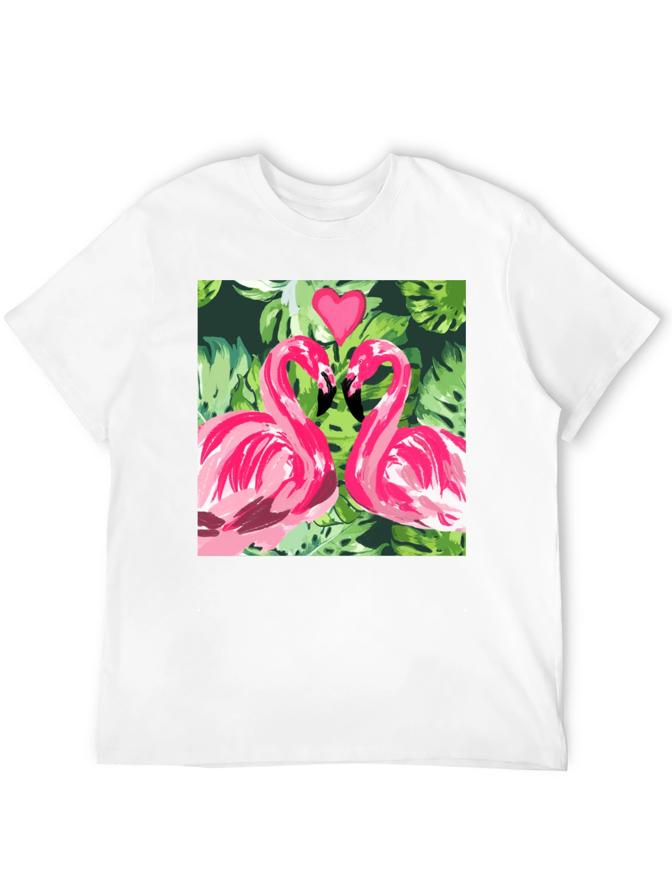 Flamingo Love Tee - Tropical T-Shirt