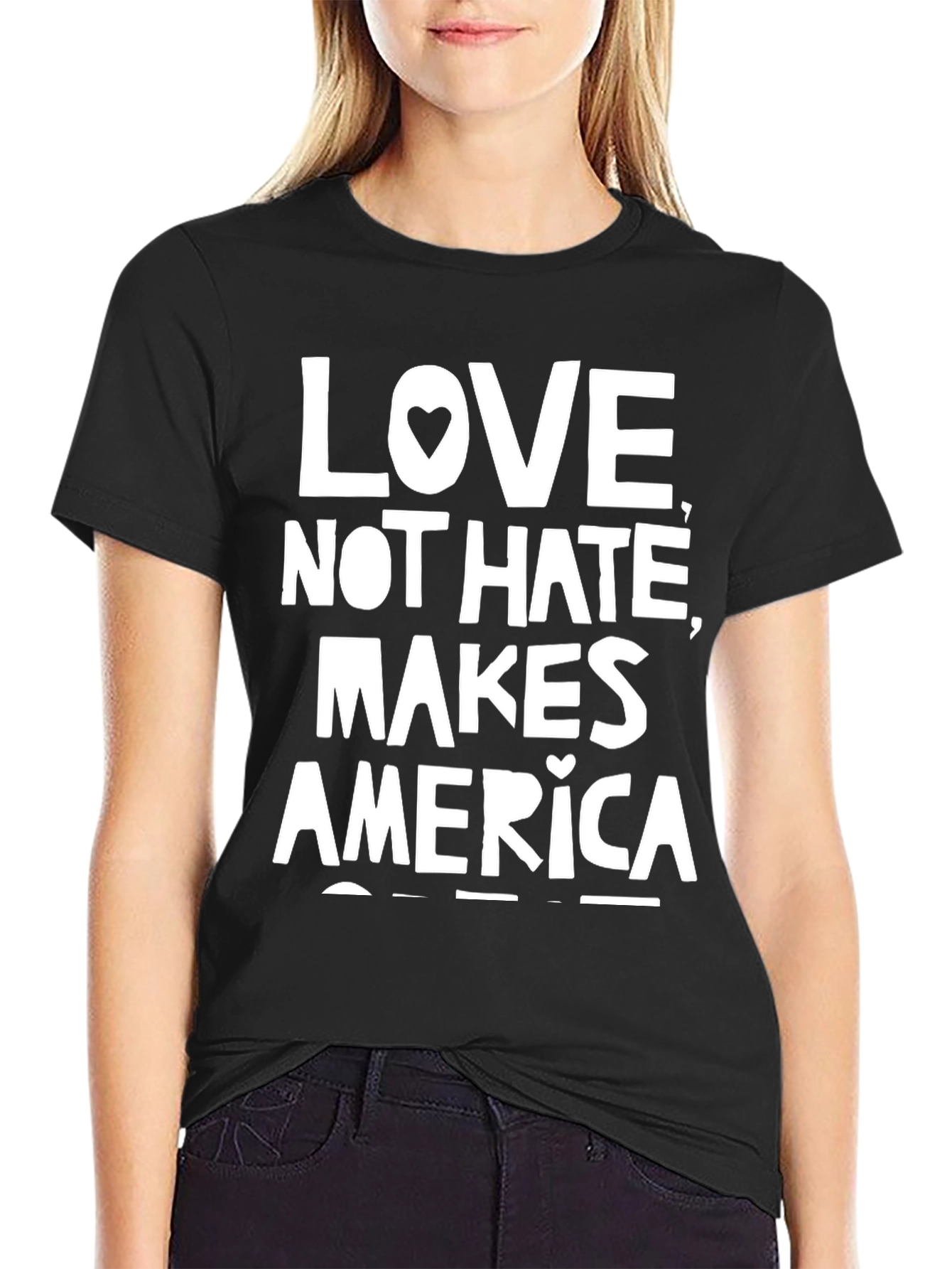 Love Not Hate Makes America Great T-Shirt
