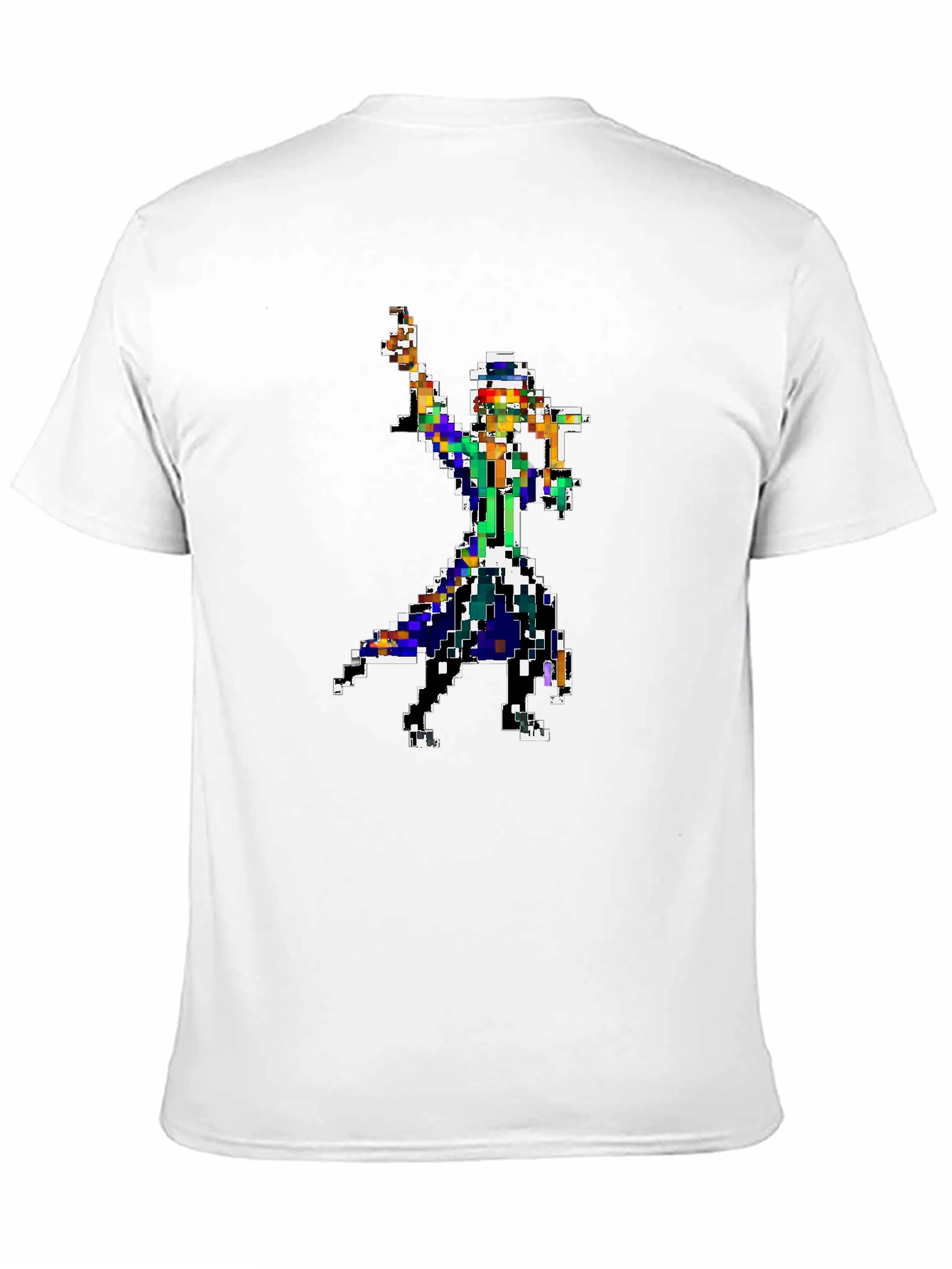 Pixel Art Retro Gaming Black T-Shirt