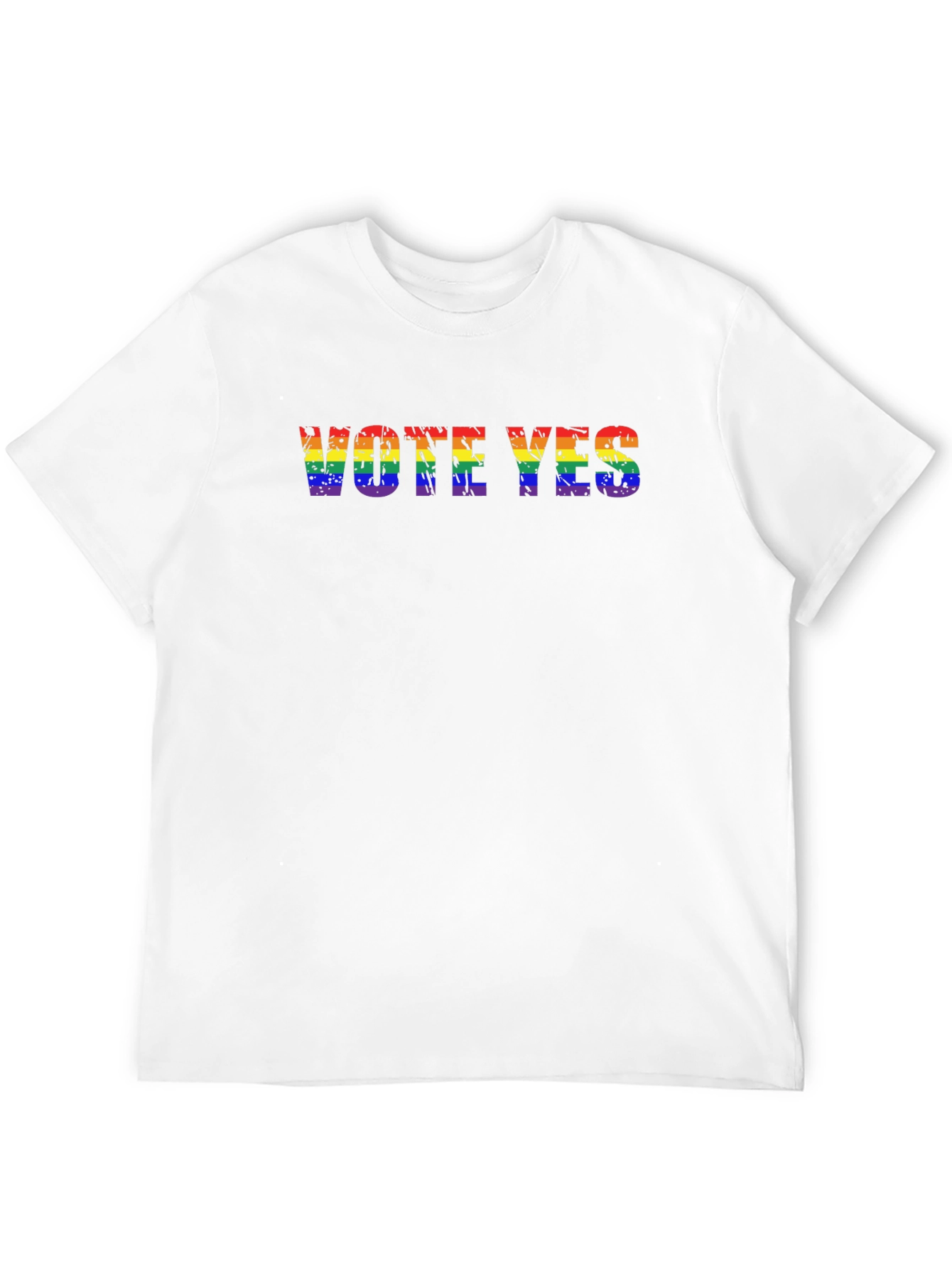Vote Yes LGBTQ+ Rainbow T-Shirt - Support Equality