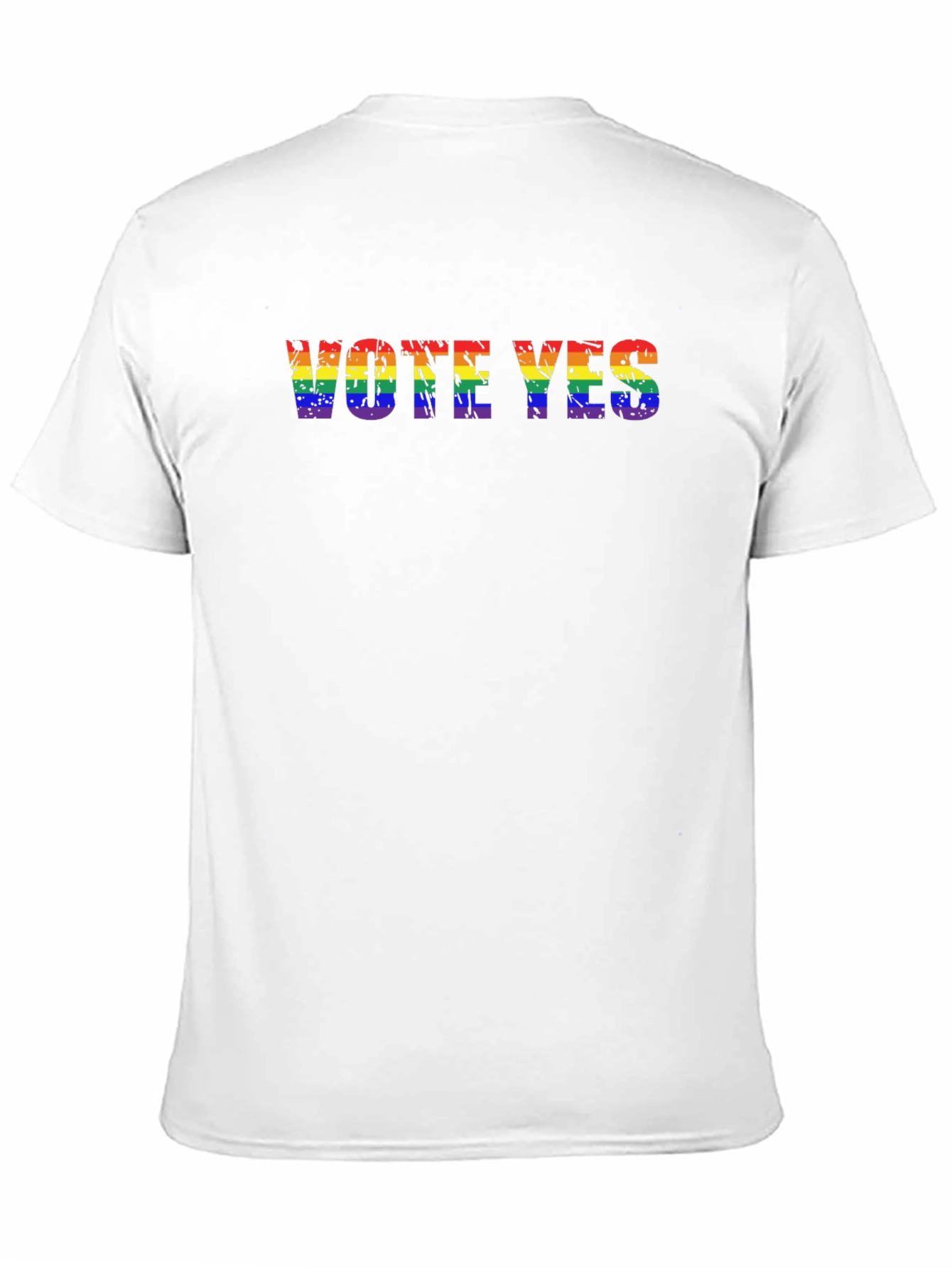 Vote Yes LGBTQ+ Rainbow T-Shirt - Support Equality