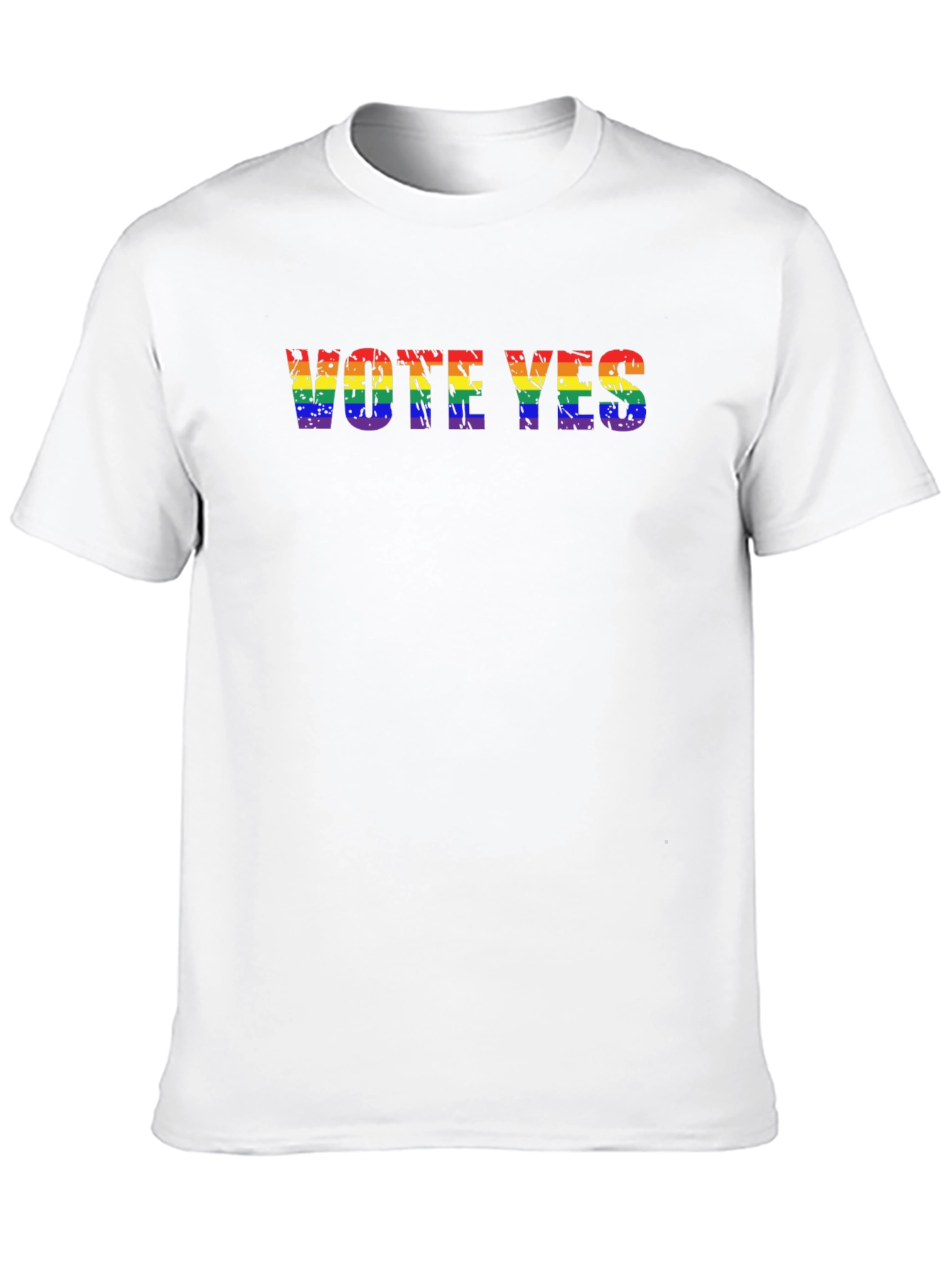 Vote Yes LGBTQ+ Rainbow T-Shirt - Support Equality