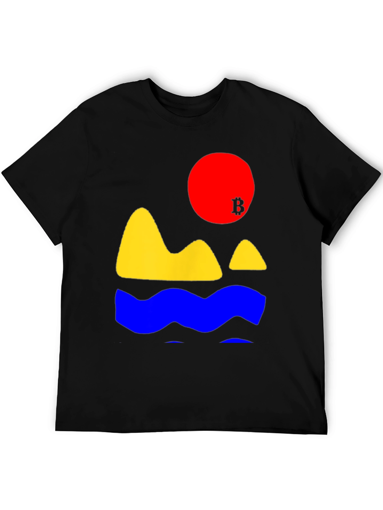 Bitcoin Sunset T-Shirt - Crypto Graphic Tee