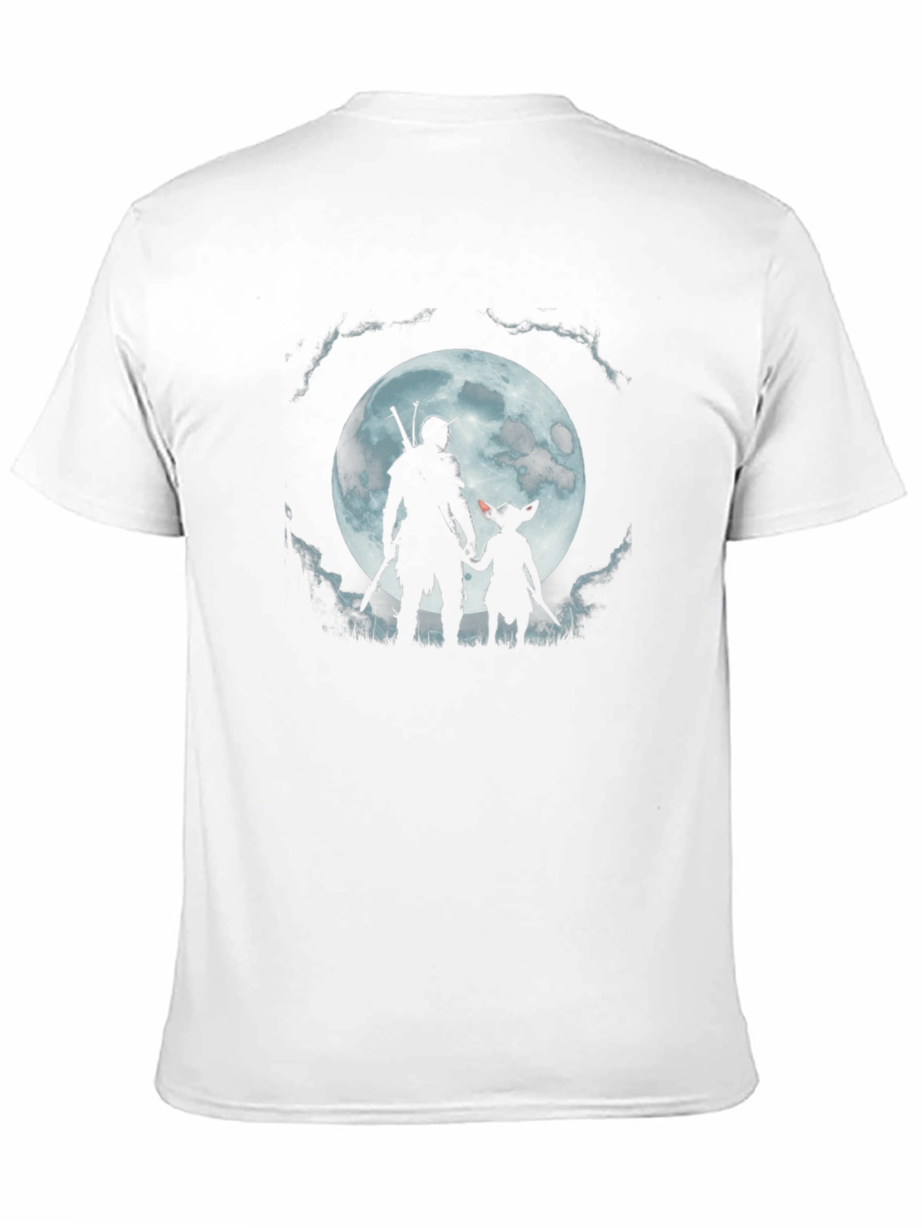 The Witcher & Grogu Mens Black T-Shirt