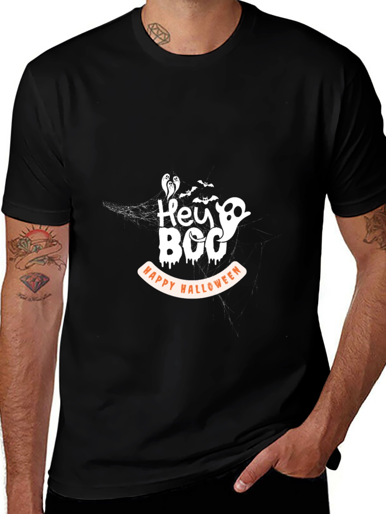 Hey Boo! Halloween Graphic Tee