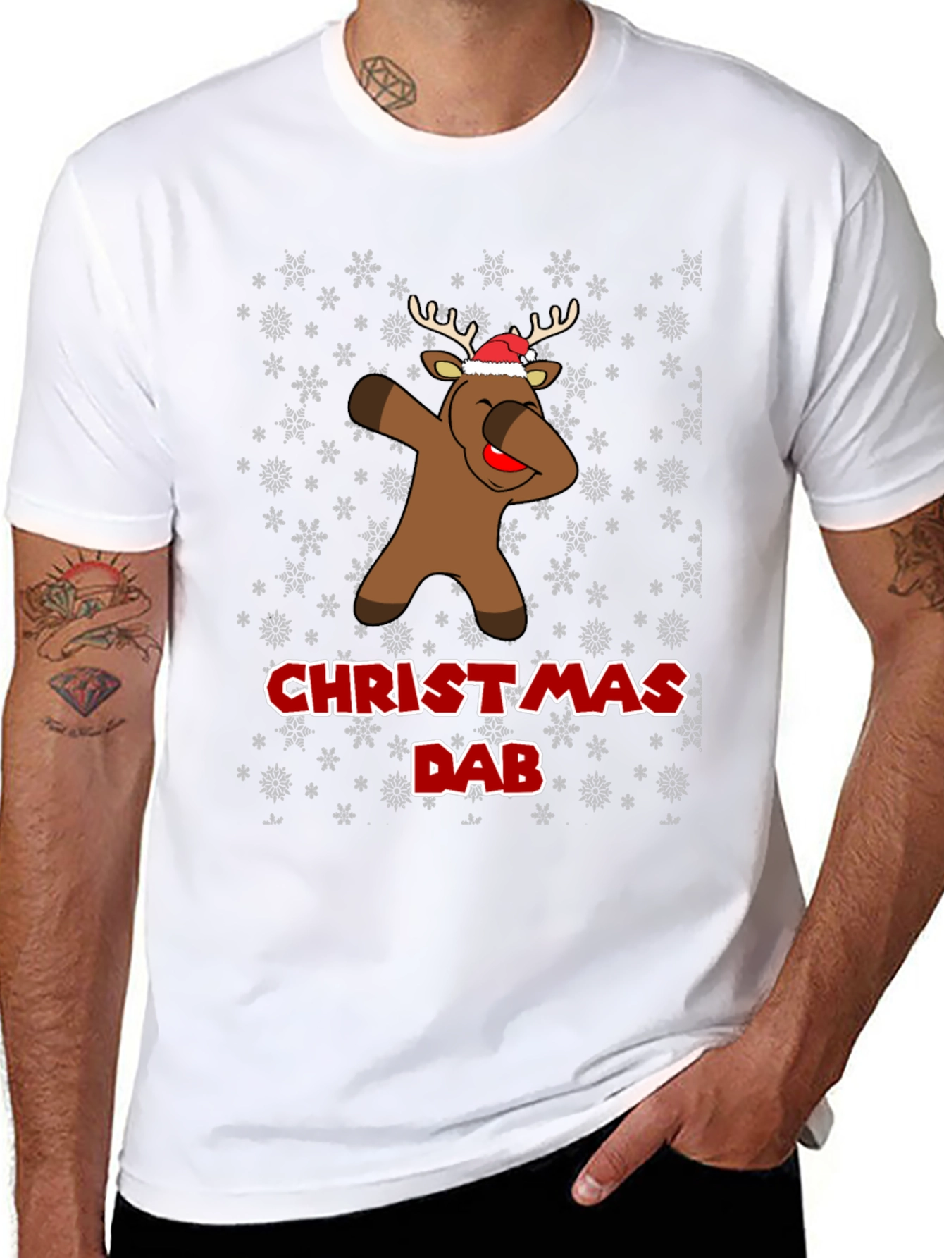 Christmas Dab Reindeer T-Shirt