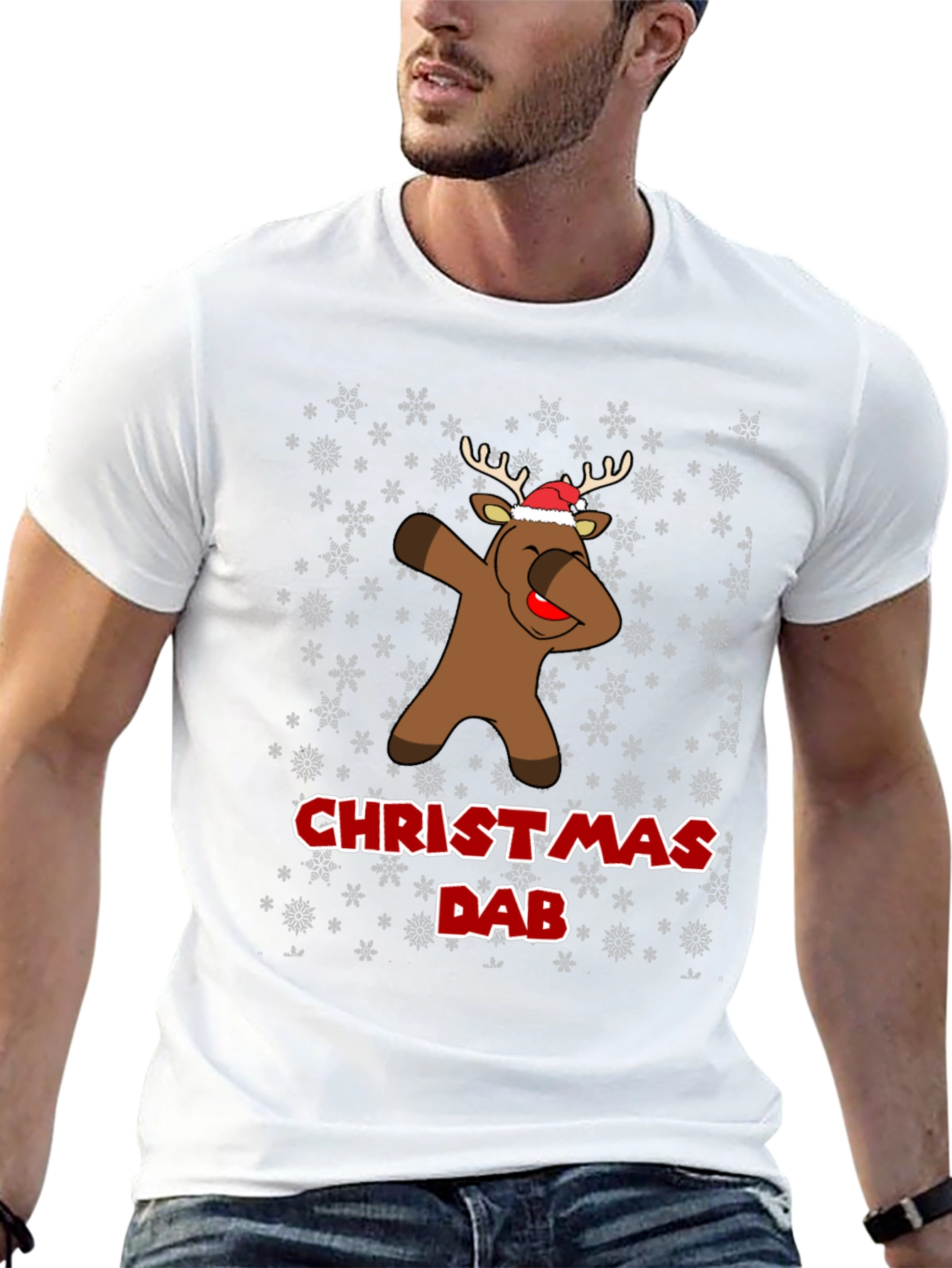 Christmas Dab Reindeer T-Shirt