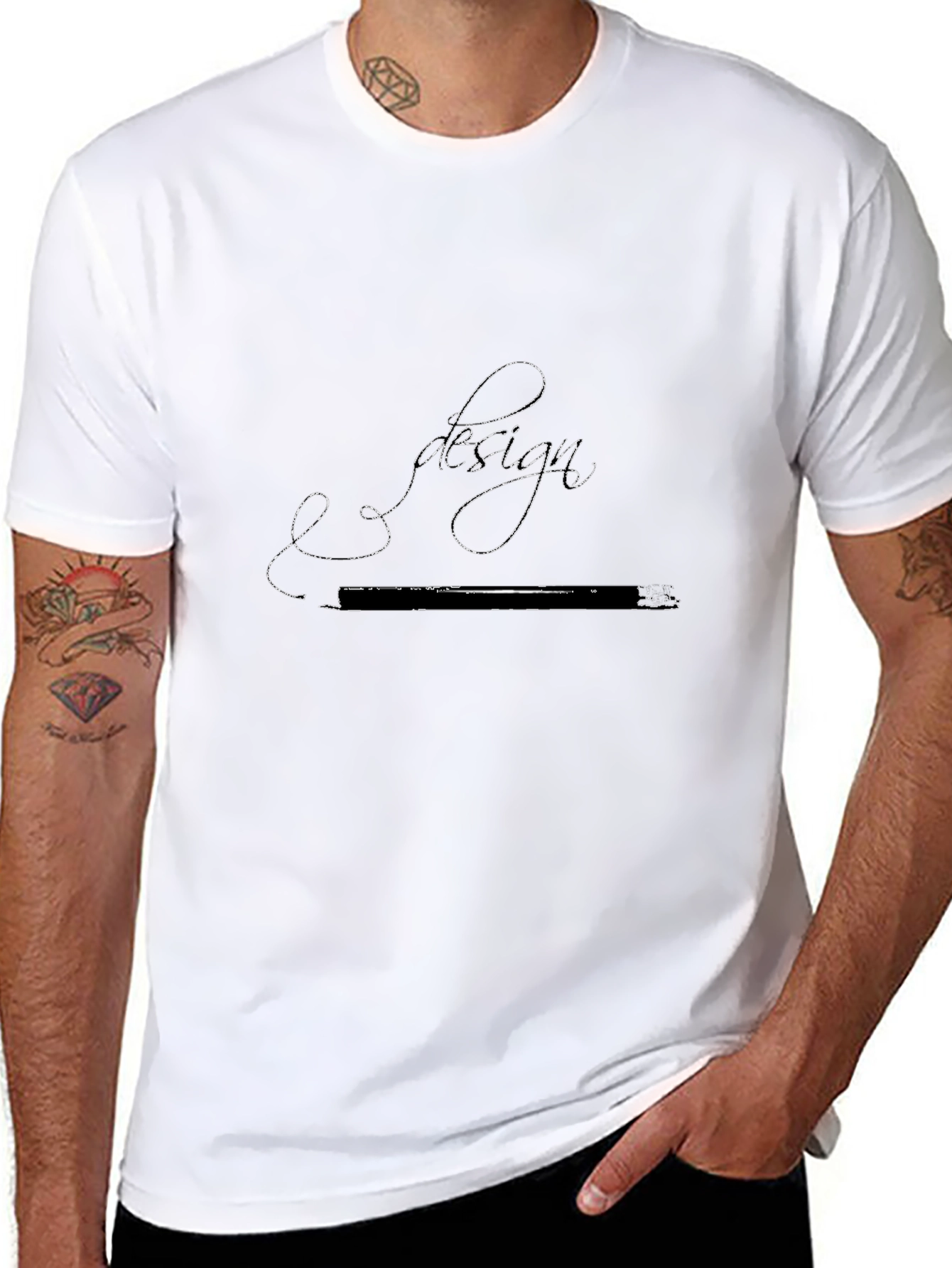 Design T-Shirt - Black Tee