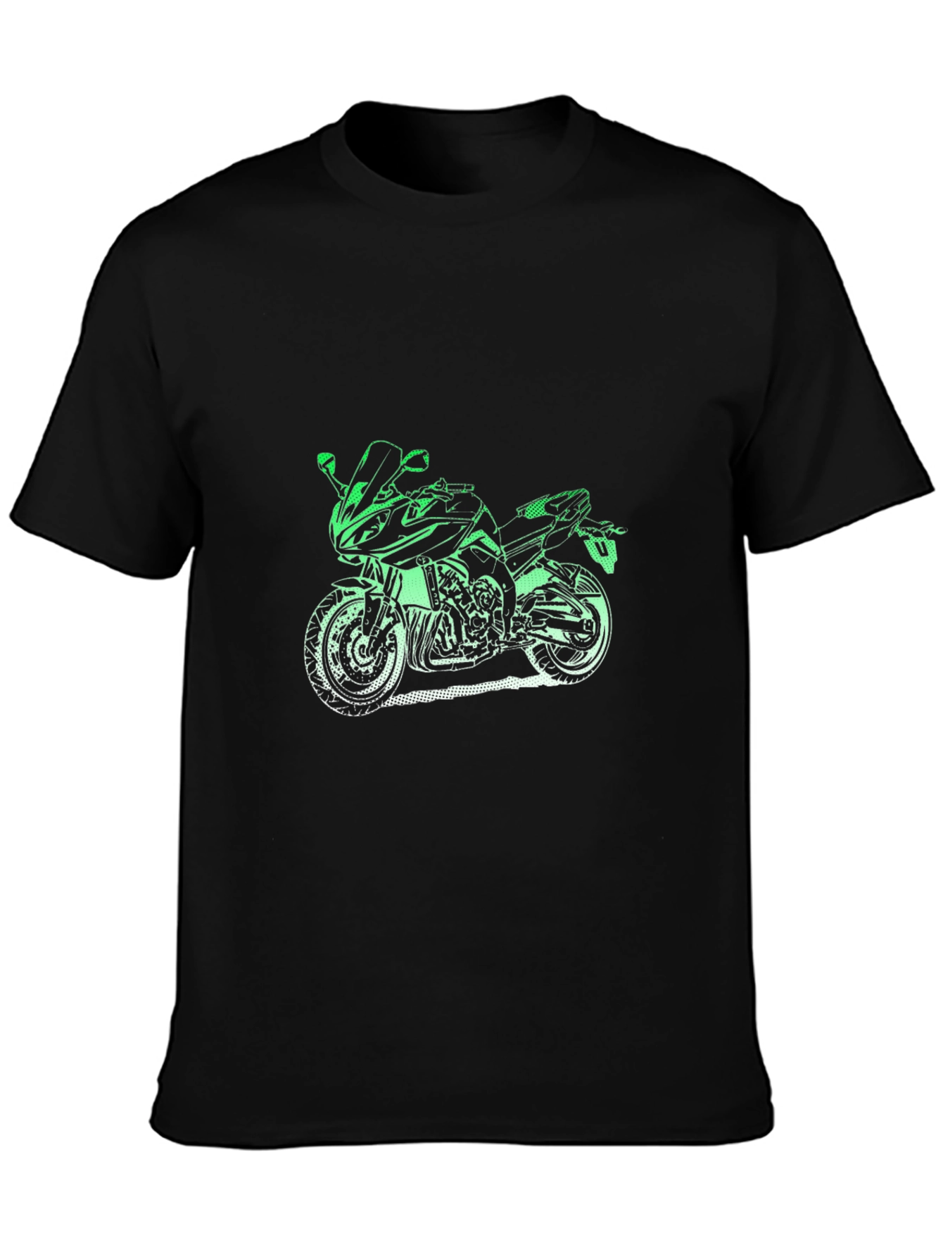 Motorcycle Graphic T-Shirt - Cool Rider Tee