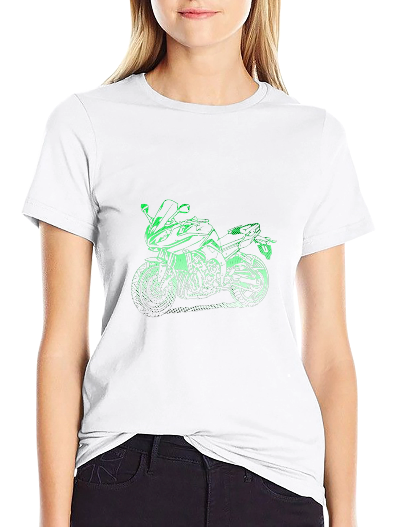 Motorcycle Graphic T-Shirt - Cool Rider Tee