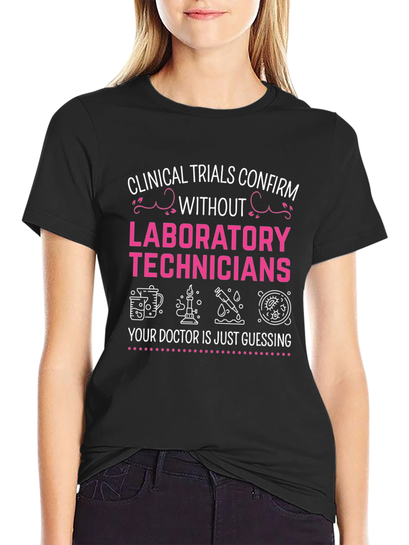 Lab Tech Appreciation Graphic T-Shirt