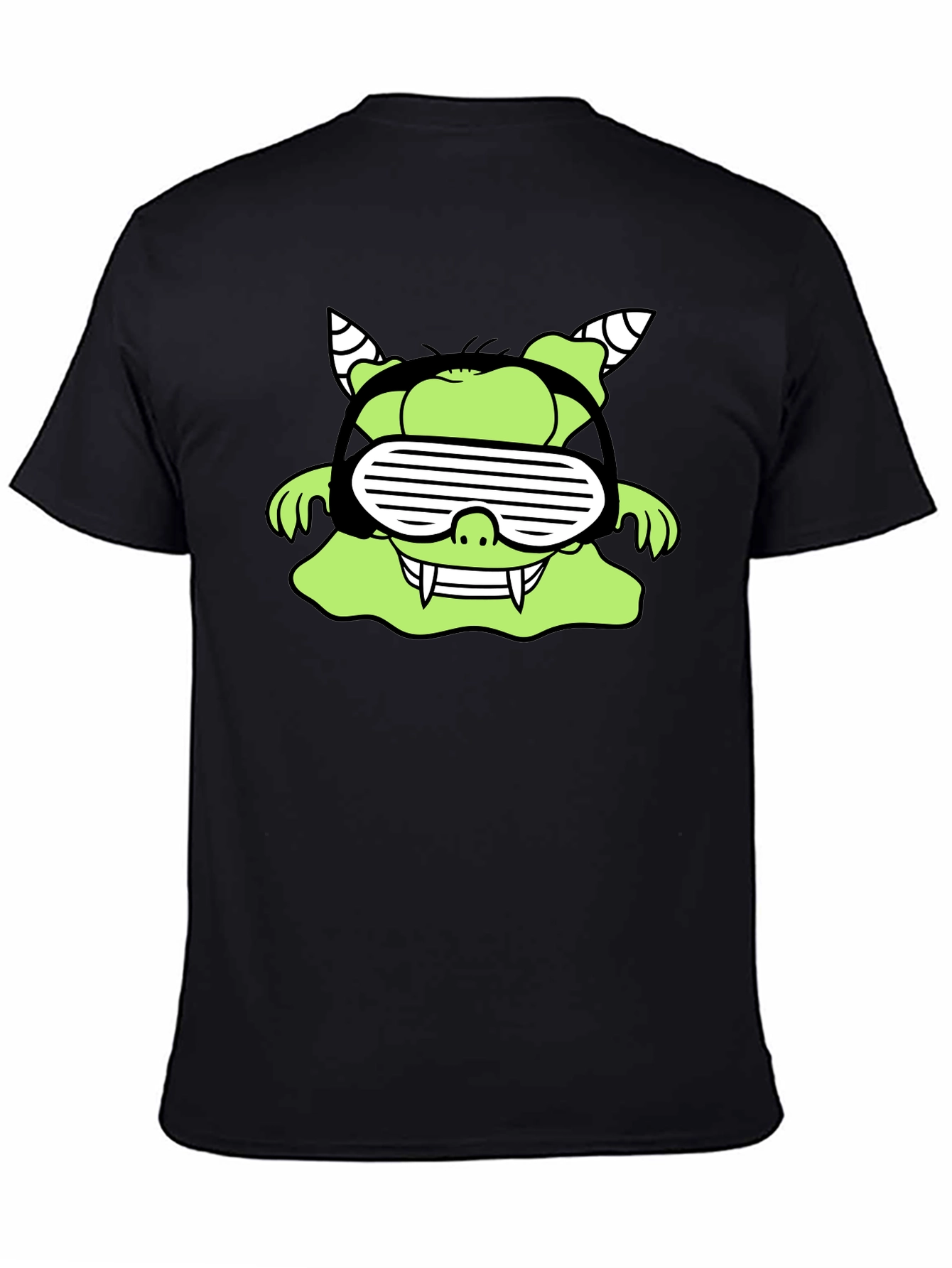 Monster Graphic Black T-Shirt