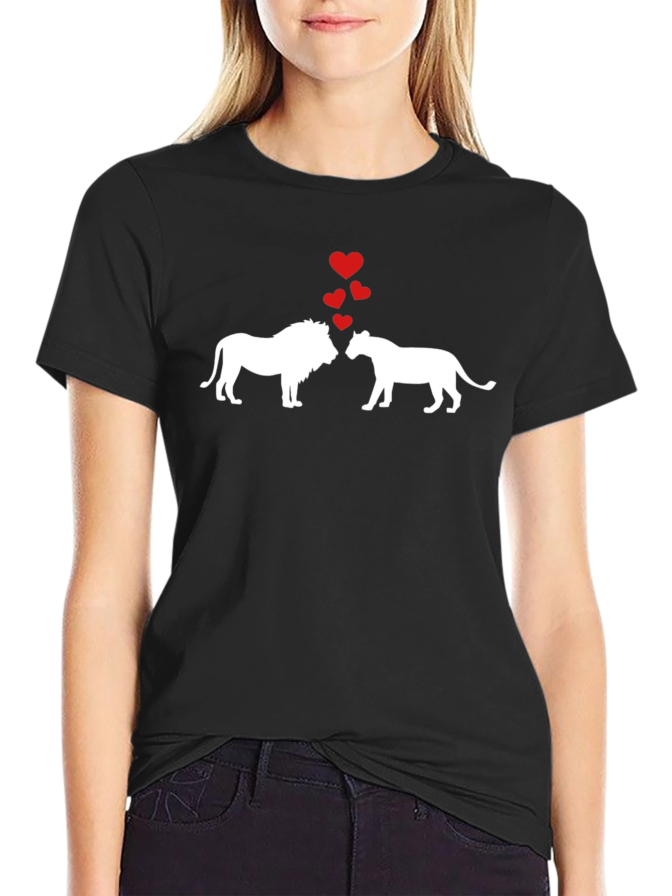 Lion & Lioness Love Heart T-Shirt