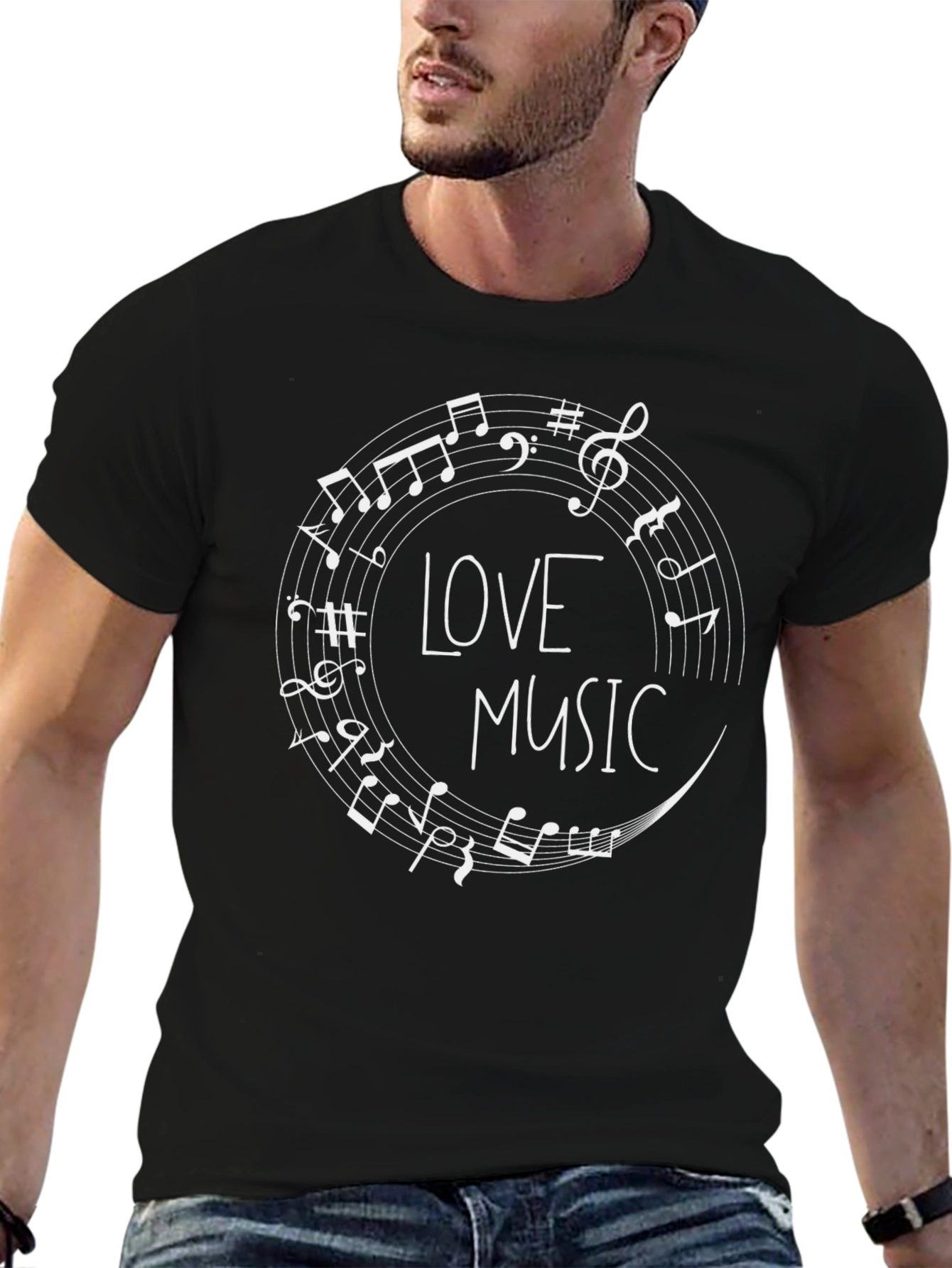 Love Music Graphic T-Shirt