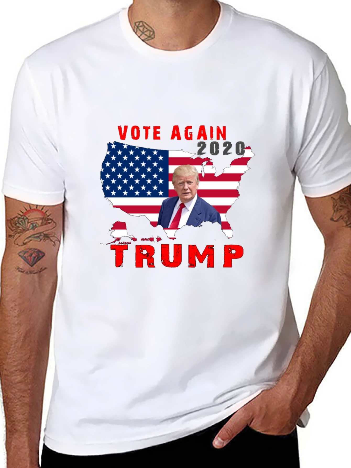 Vote Trump Again 2020 Graphic Tee