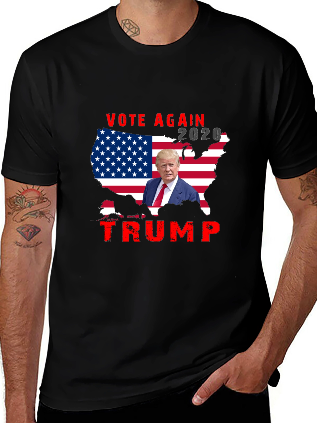 Vote Trump Again 2020 Graphic Tee