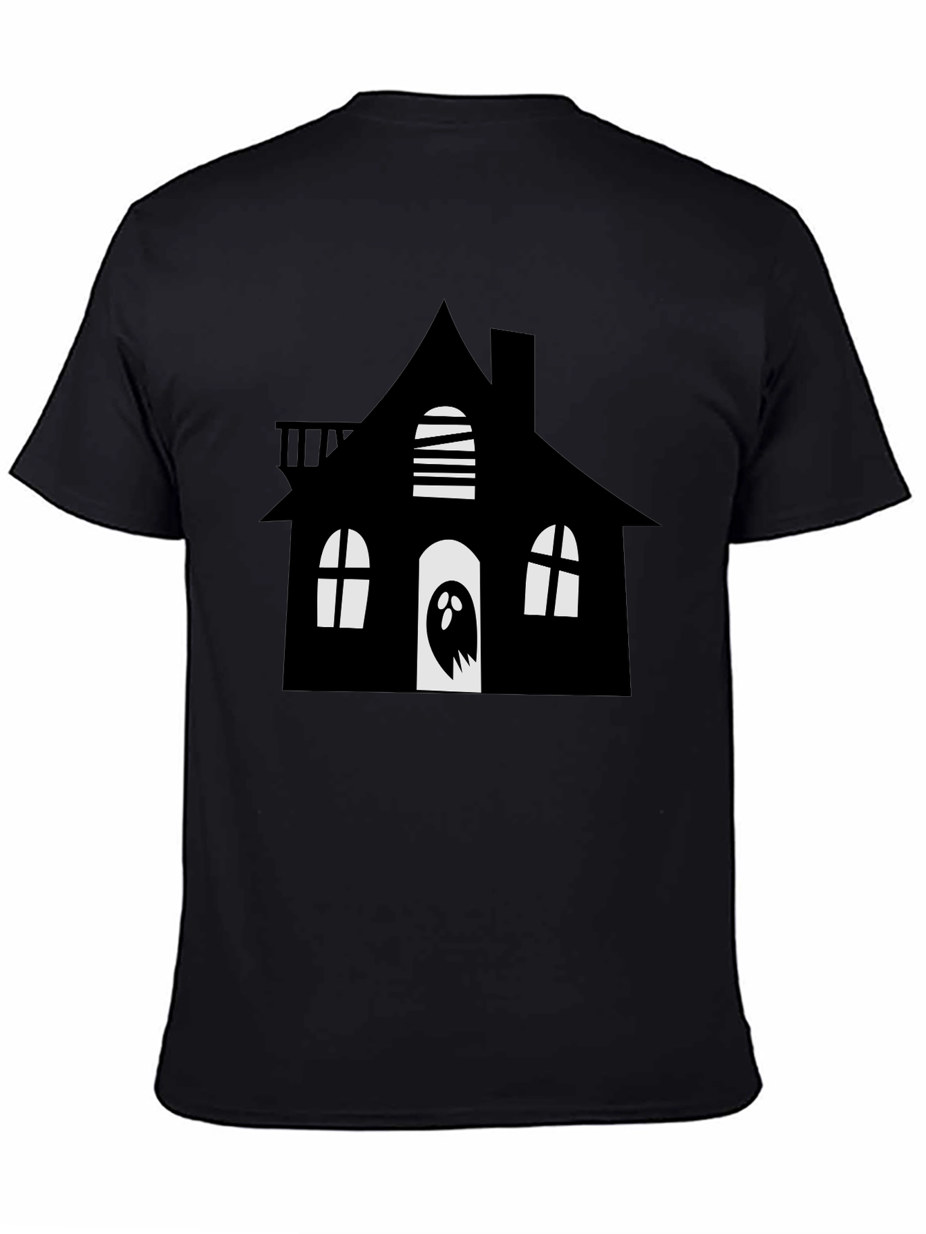 Spooky House Graphic Tee - Halloween Edition
