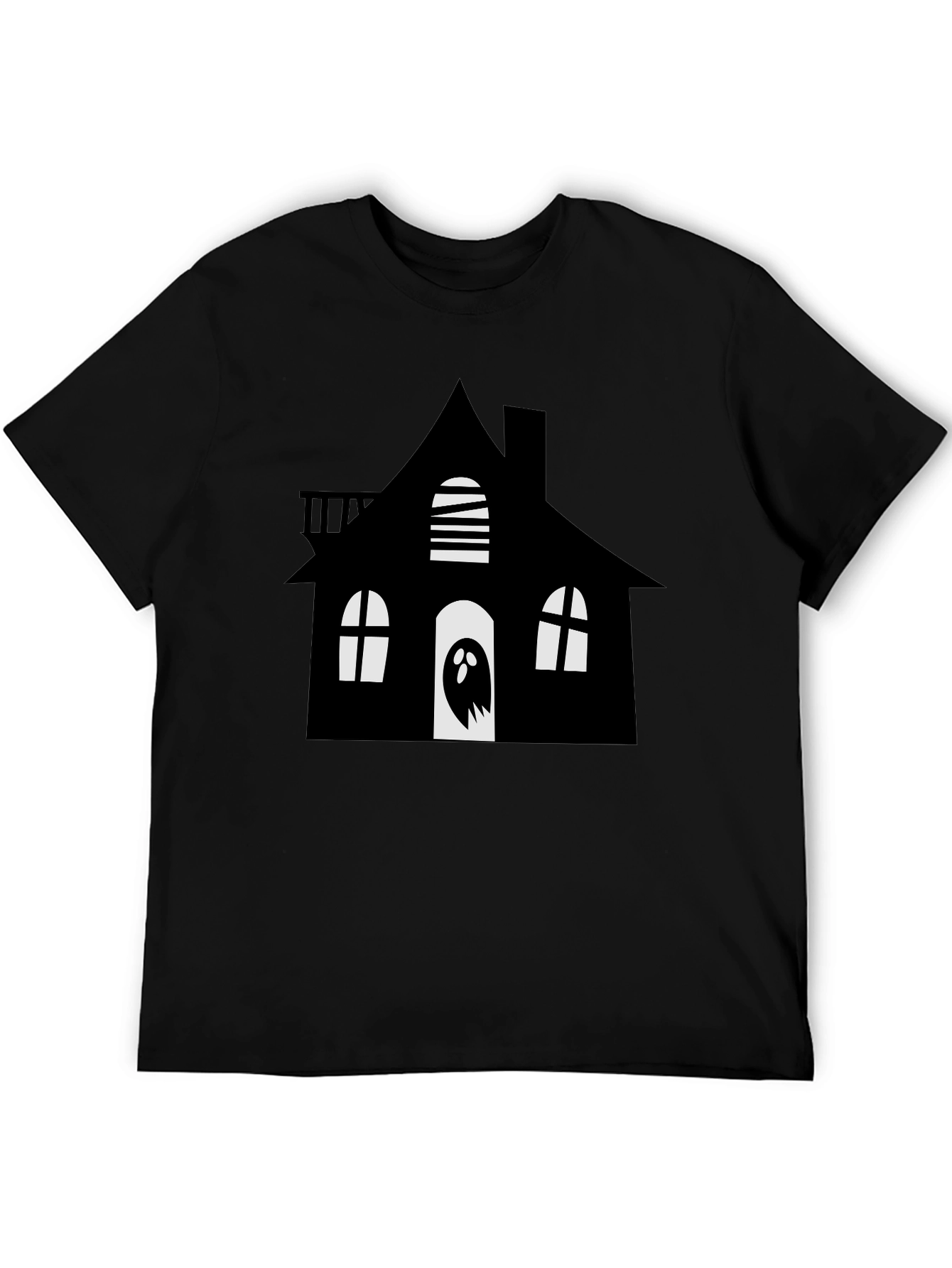 Spooky House Graphic Tee - Halloween Edition