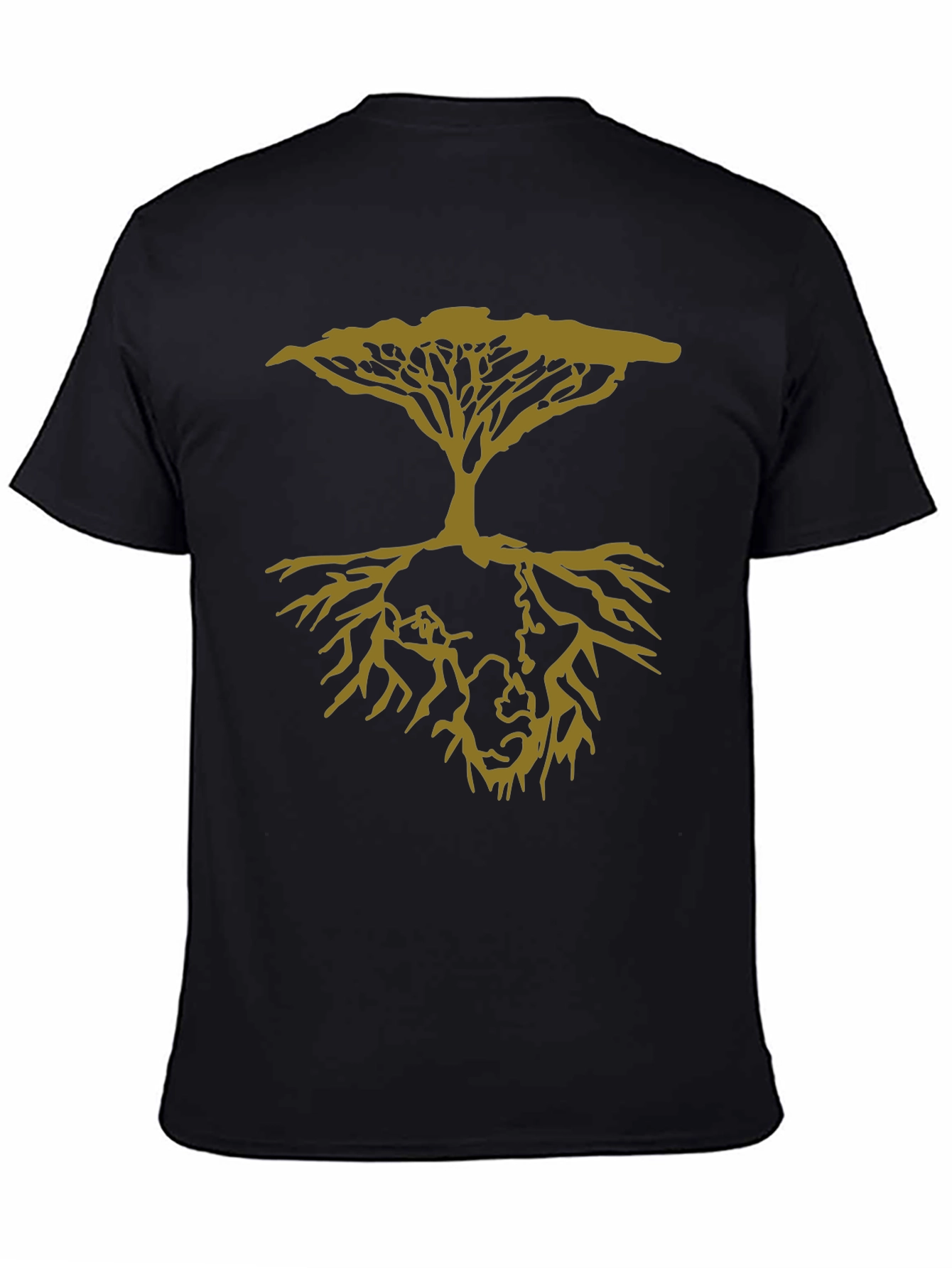 Artsy Tree Graphic Black Tee