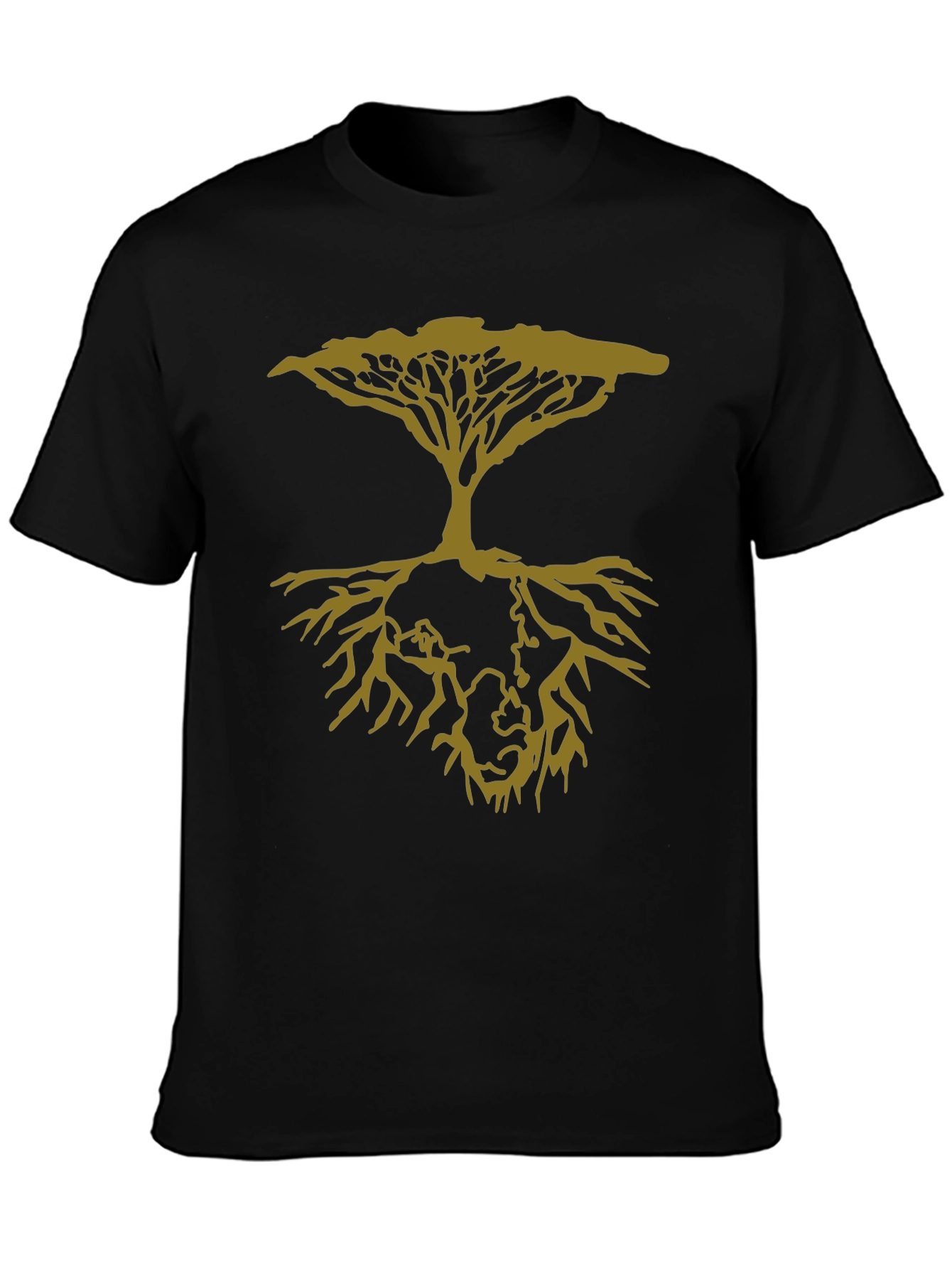 Artsy Tree Graphic Black Tee