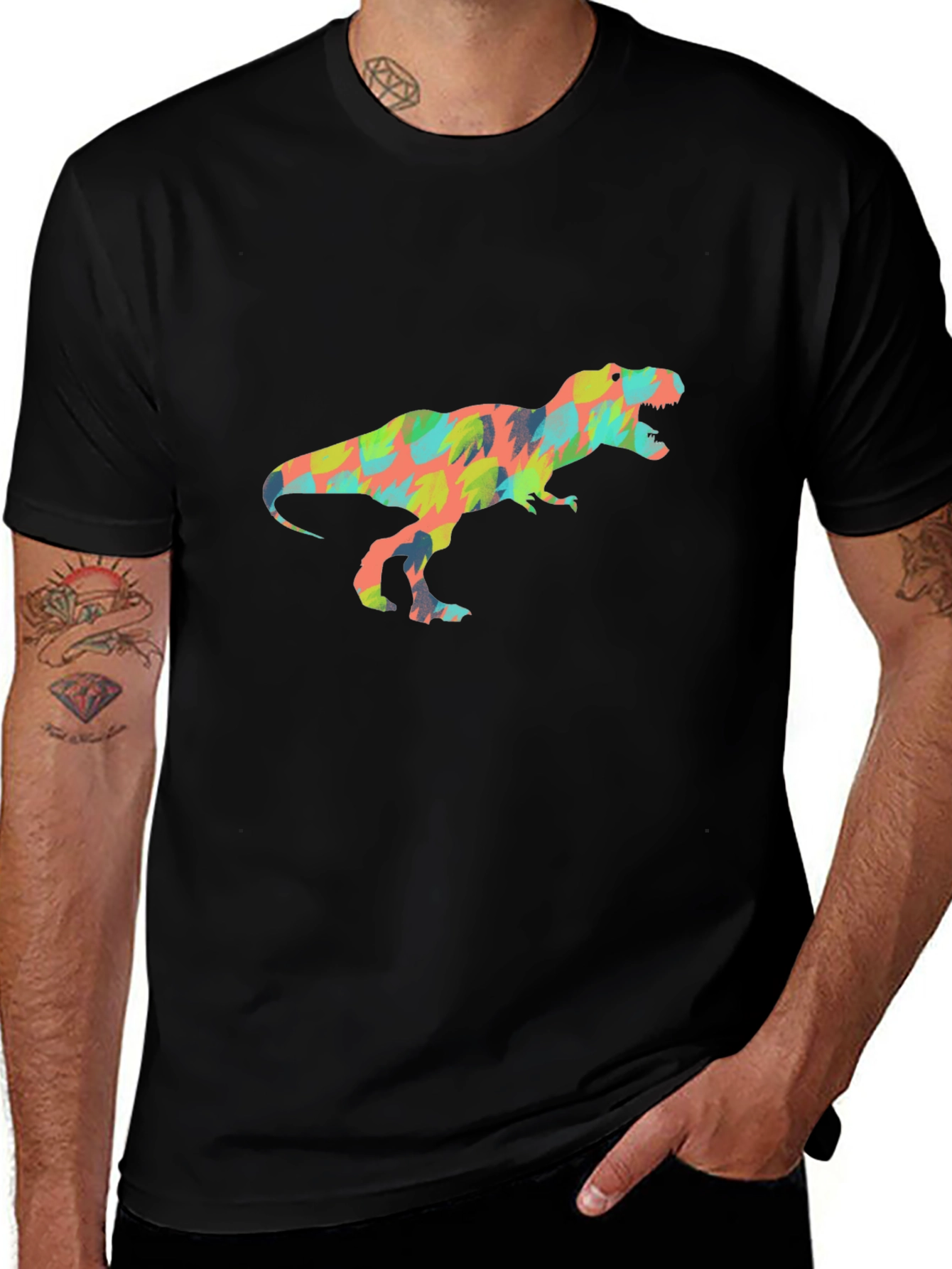 Dino T-Rex Patterned Tee