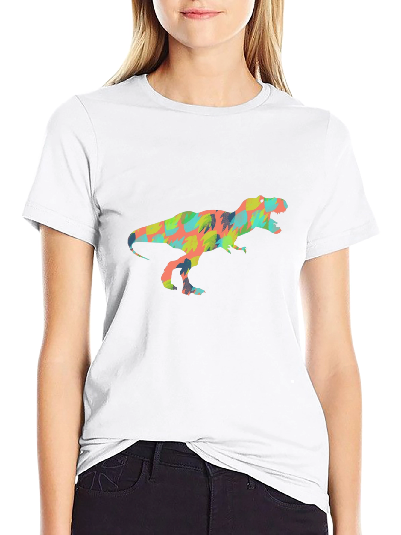 Dino T-Rex Patterned Tee