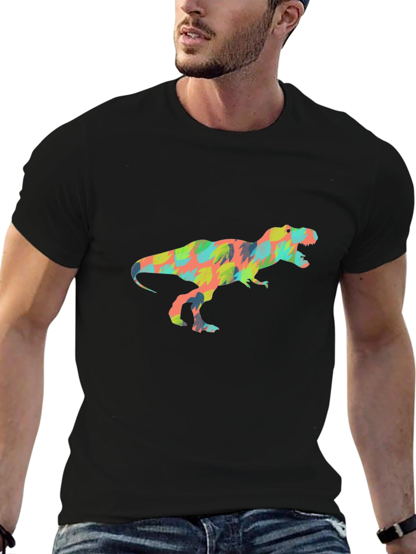 Dino T-Rex Patterned Tee