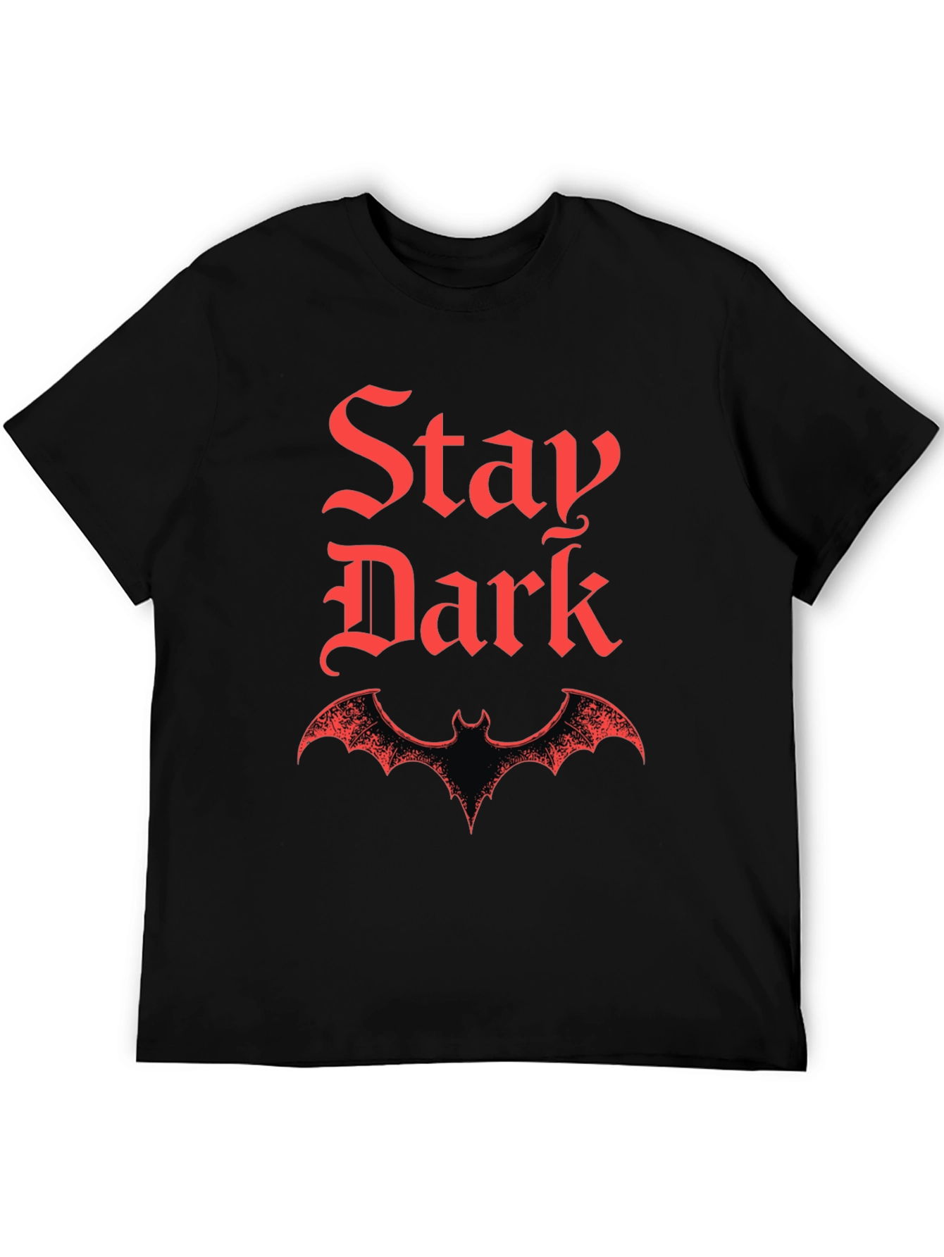 Stay Dark Bat Graphic T-Shirt